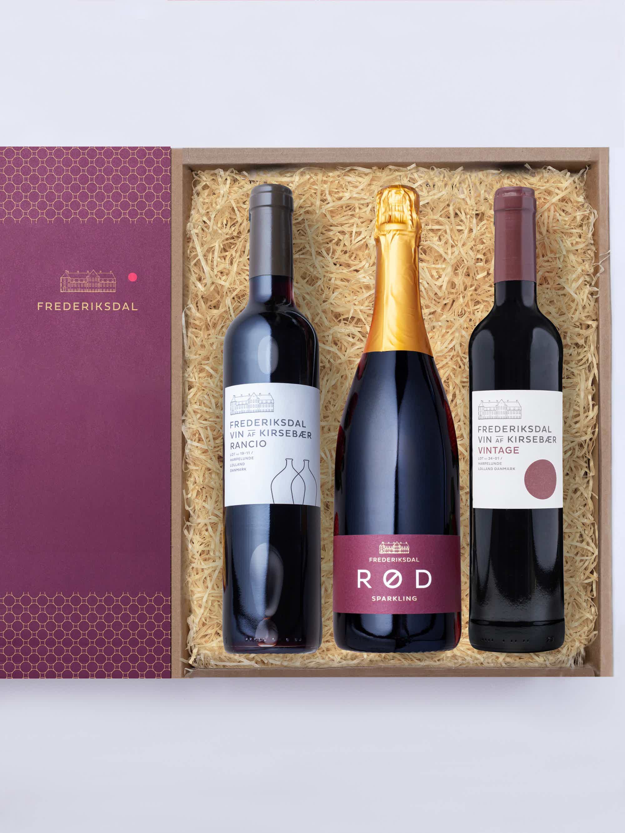 FREDERIKSDAL TASTING COLLECTION: FREDERIKSDAL RANCIO, Frederiksdal Vintage, FREDERIKSDAL RØD