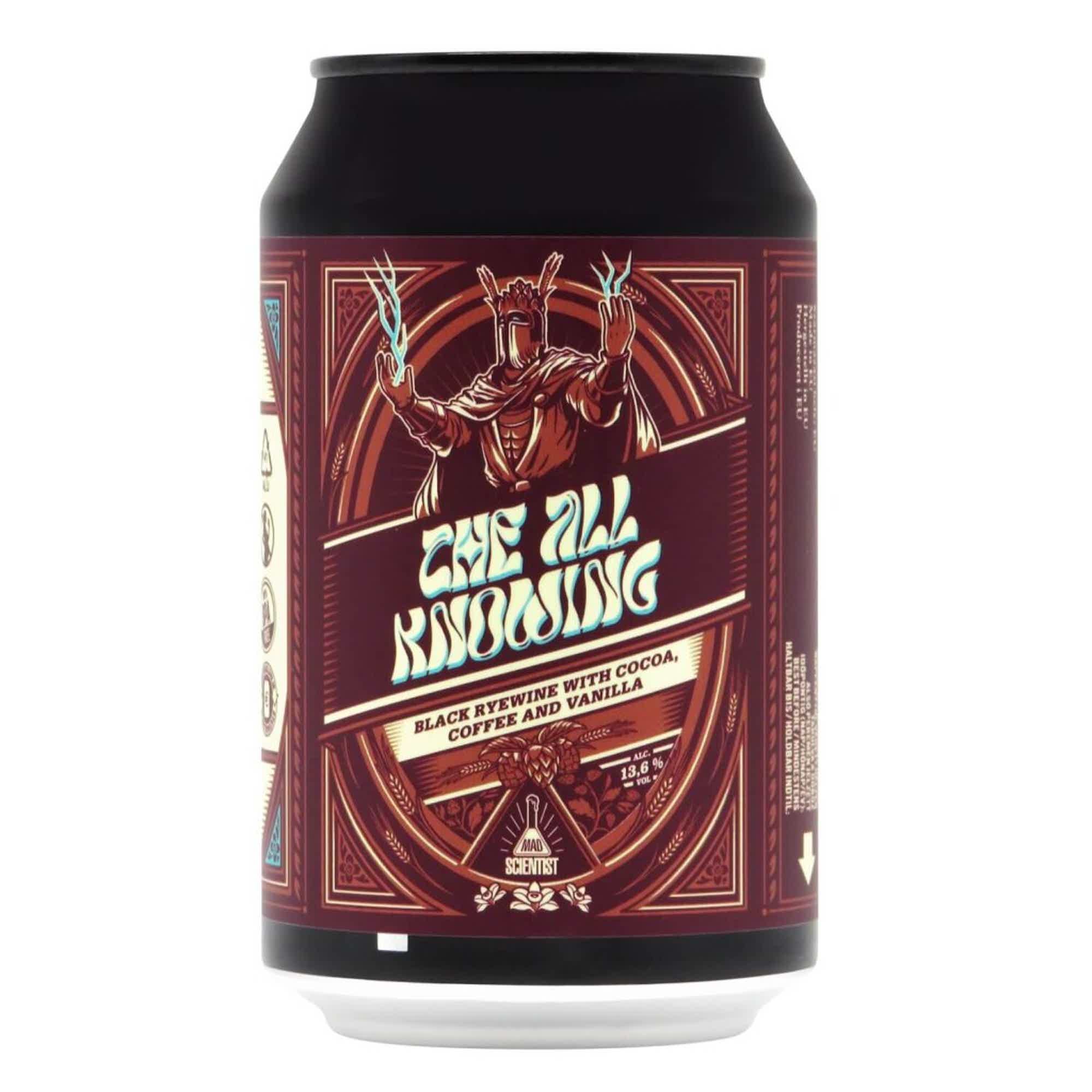 Mad Scientist The All Knowing Black Ryewine 0,33l 13.6% 0.33L, Beer