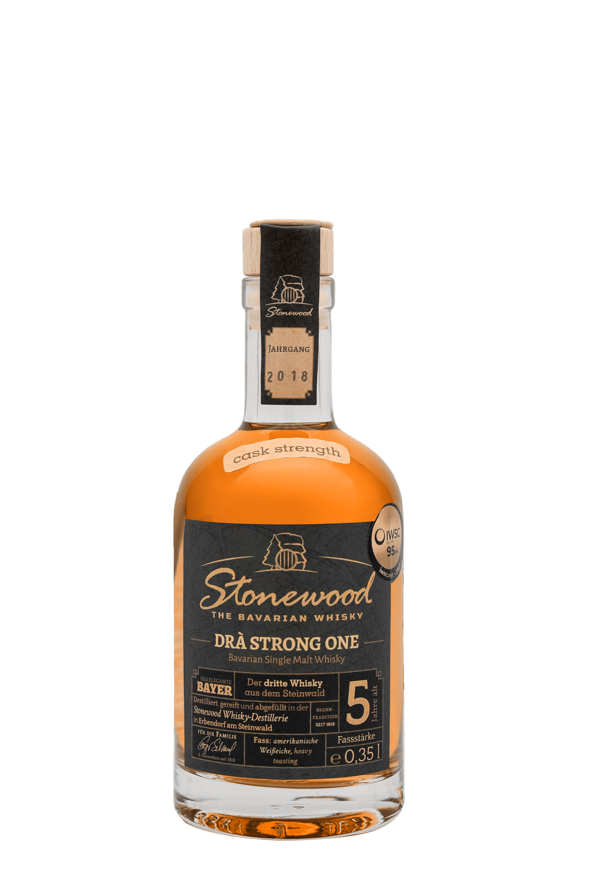 Stonewood Drà Strong One - 0,35 l - Single Malt Whisky - 5 years 48.9% 0.35L, Spirits