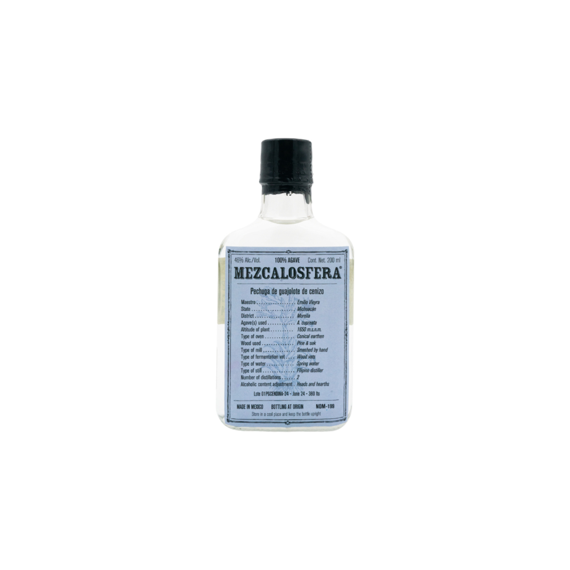 MEZCALOSFERA Pechuga de Cenizo | 200ml 46.0% 0.2L, Spirits
