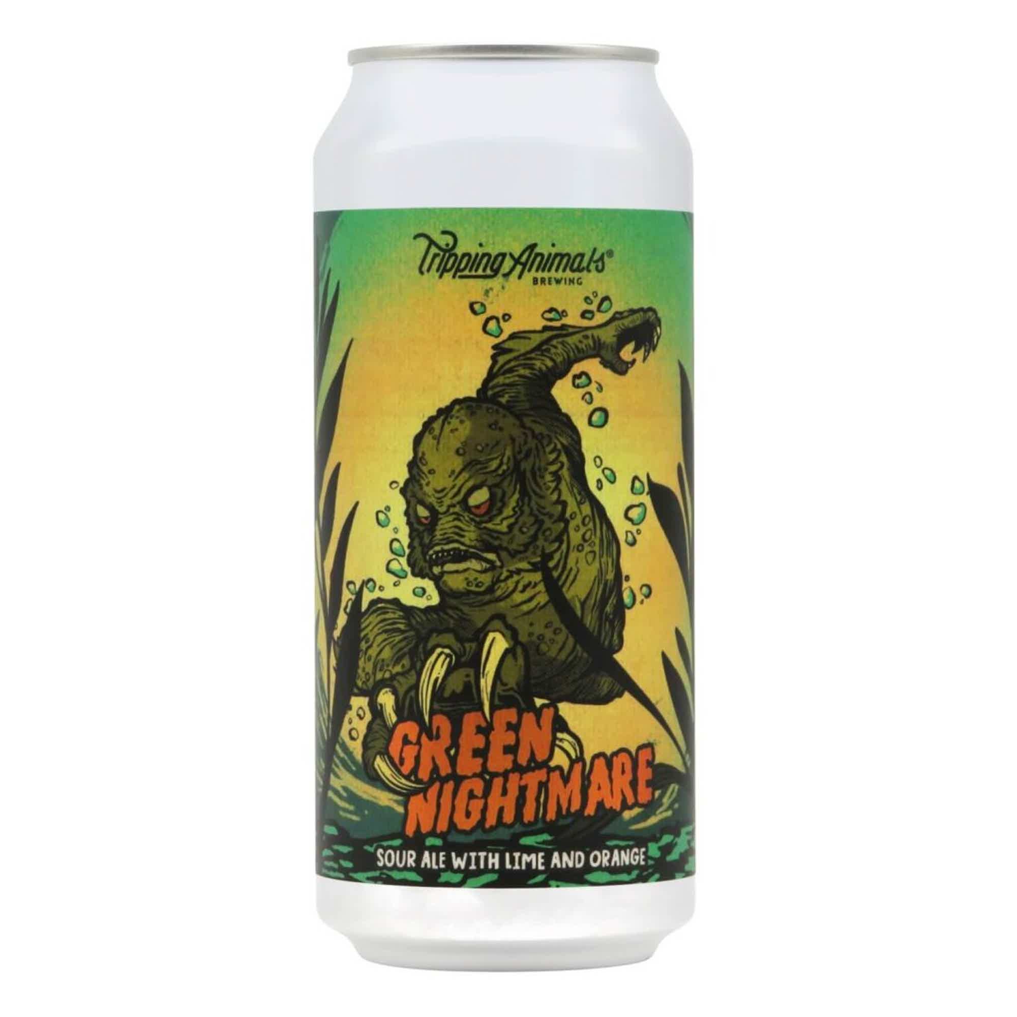 Tripping Animals Green Nightmare Fruited Sour 0,473l 6.0% 0.473L, Beer