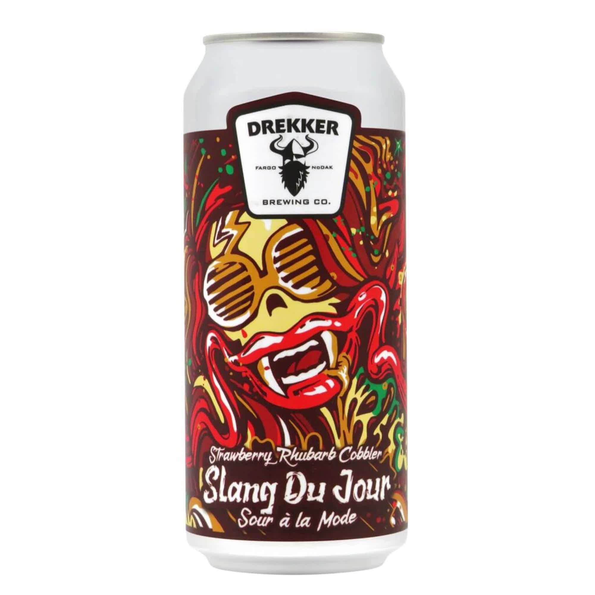 Drekker Slang Du Jour - Strawberry Rhubarb Cobbler Smoothie Pastry Sour 0,473l 6.6% 0.473L, Beer