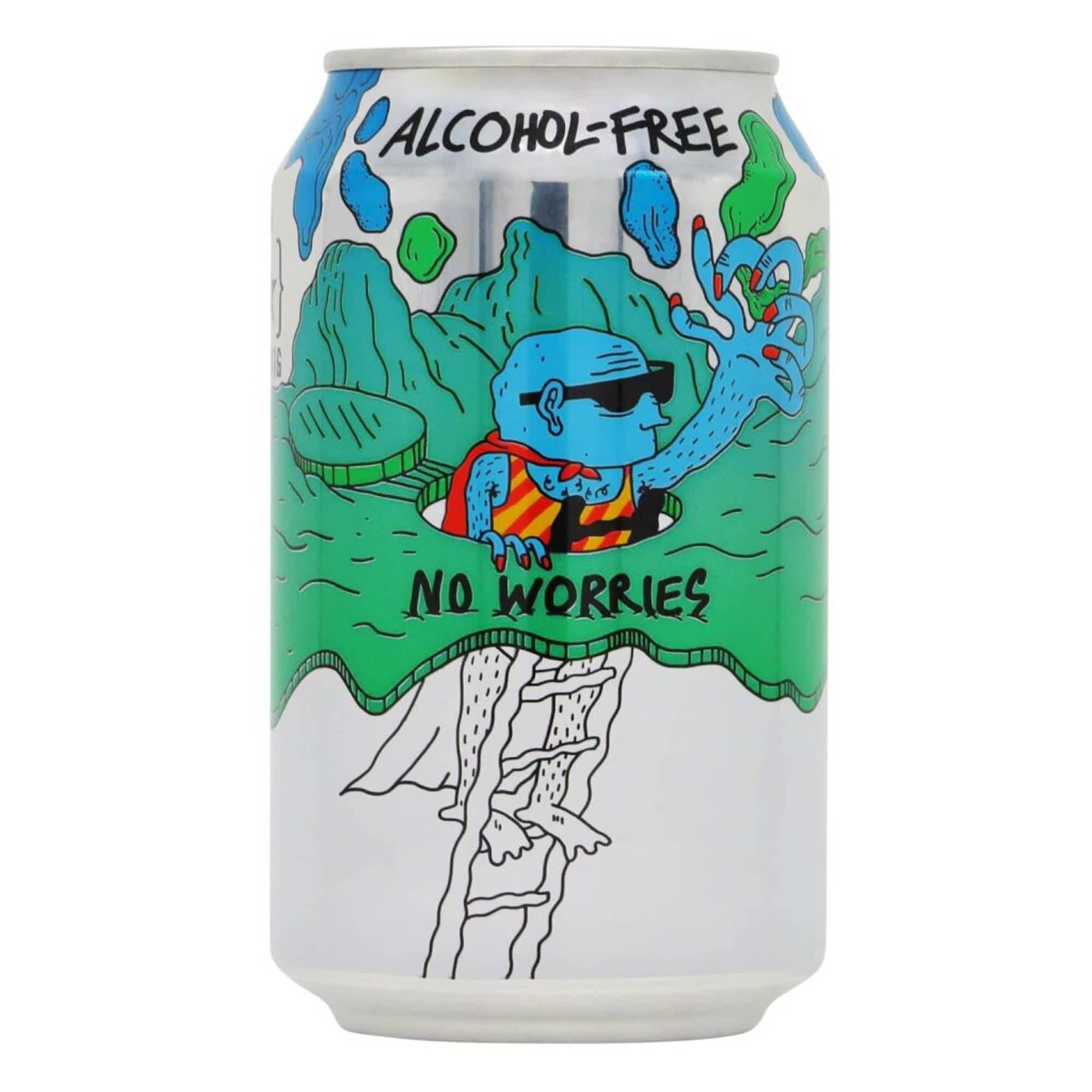 Lervig No Worries Alkoholfrei 0,33l 0.5% 0.33L, Beer