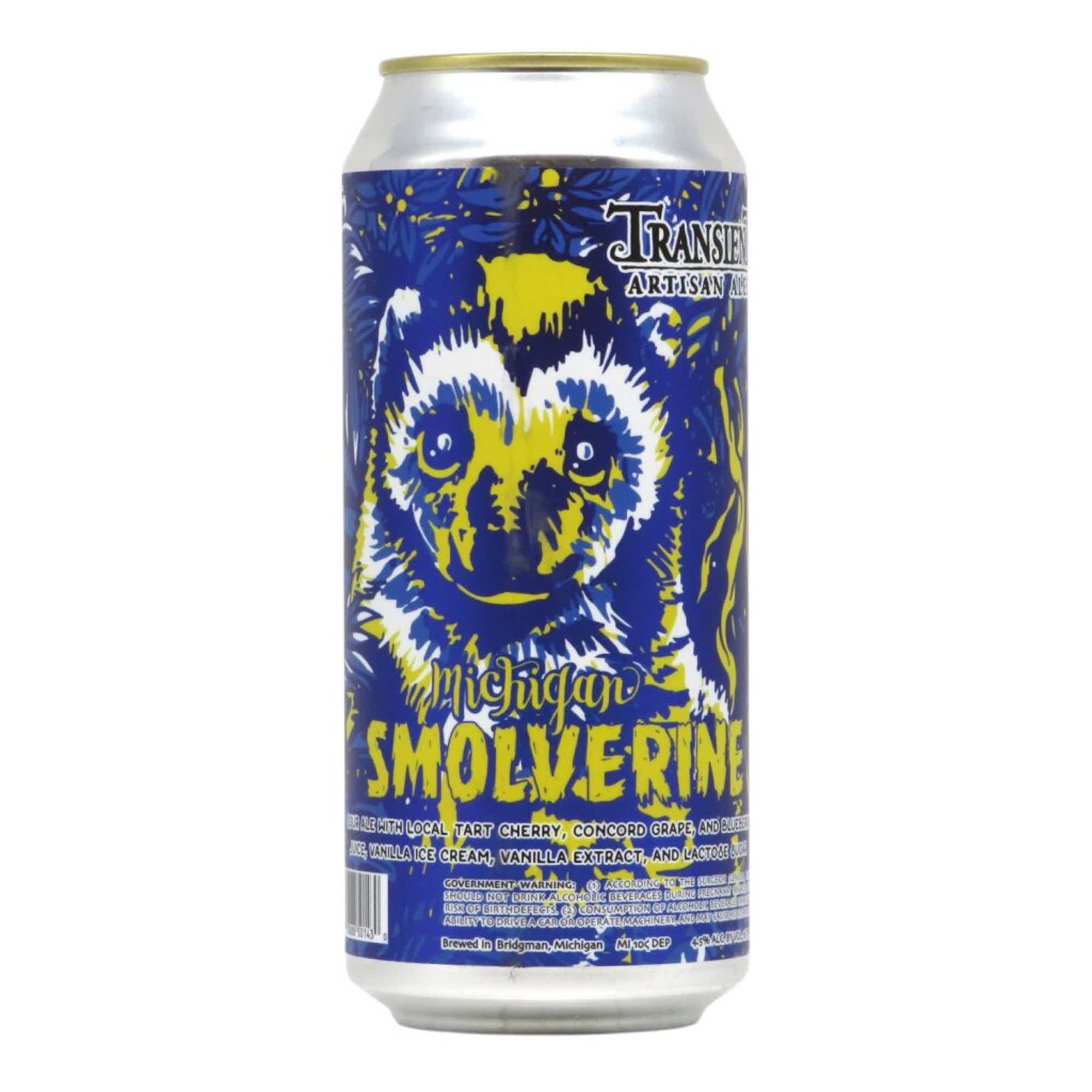 Transient Smolverine: Michigan Smoothie Pastry Sour 0,473l 4.5% 0.473L, Beer