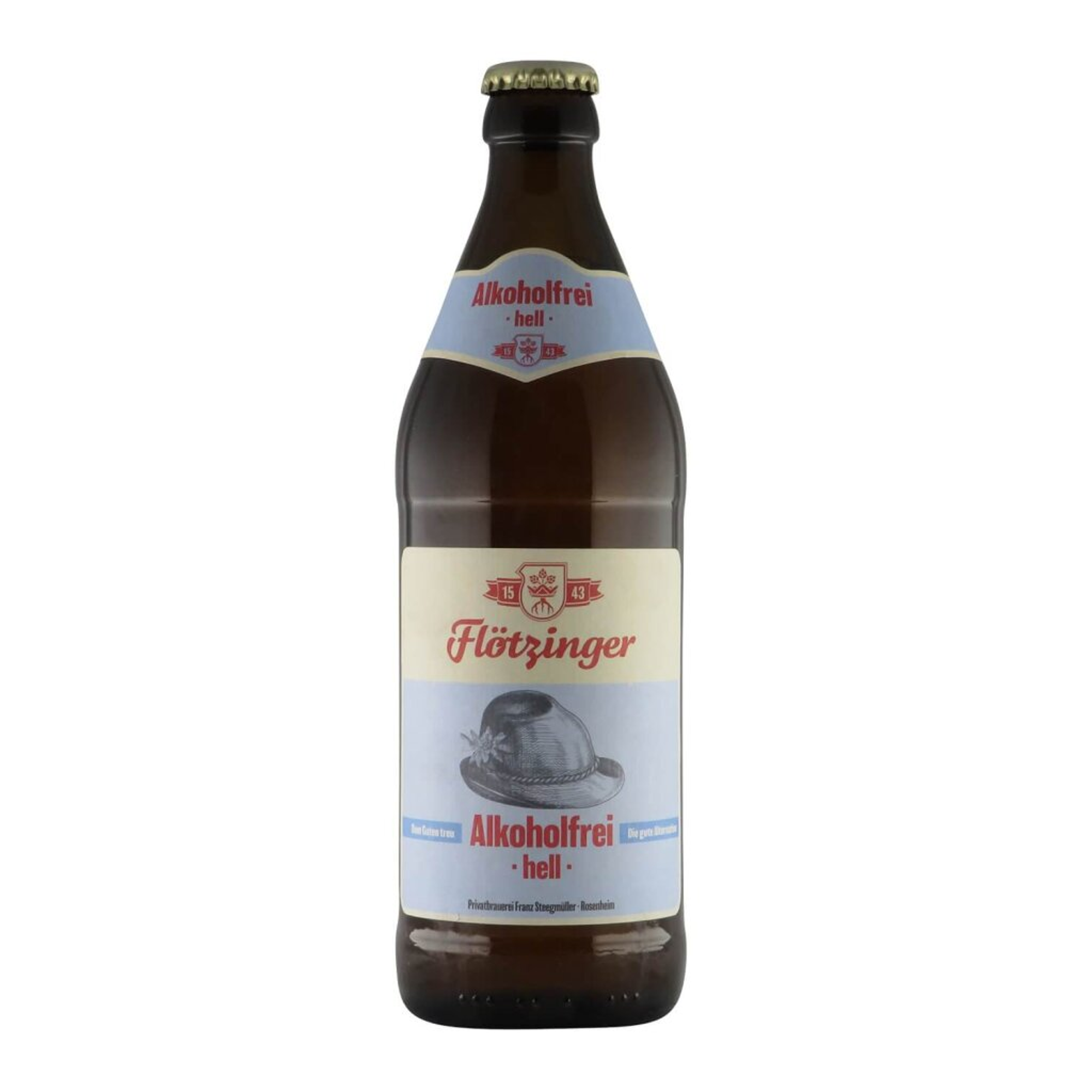 Flötzinger Hell Alkoholfrei 0,5l 0.5% 0.5L, Beer