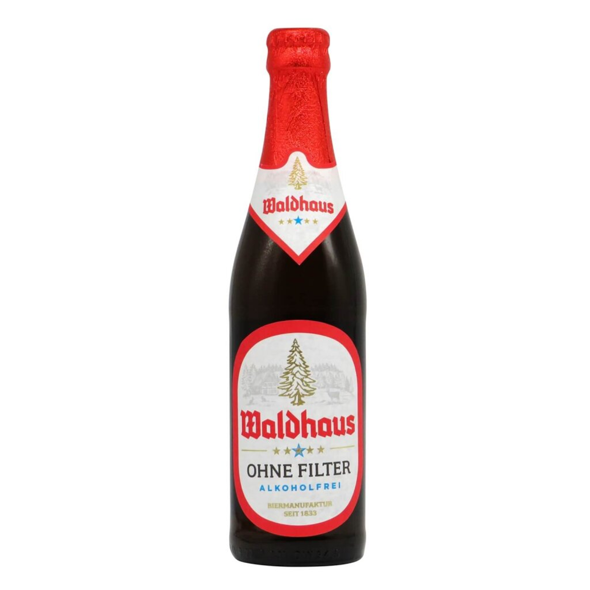 Waldhaus Ohne Filter Alkoholfrei 0,33l 0.5% 0.33L, Beer