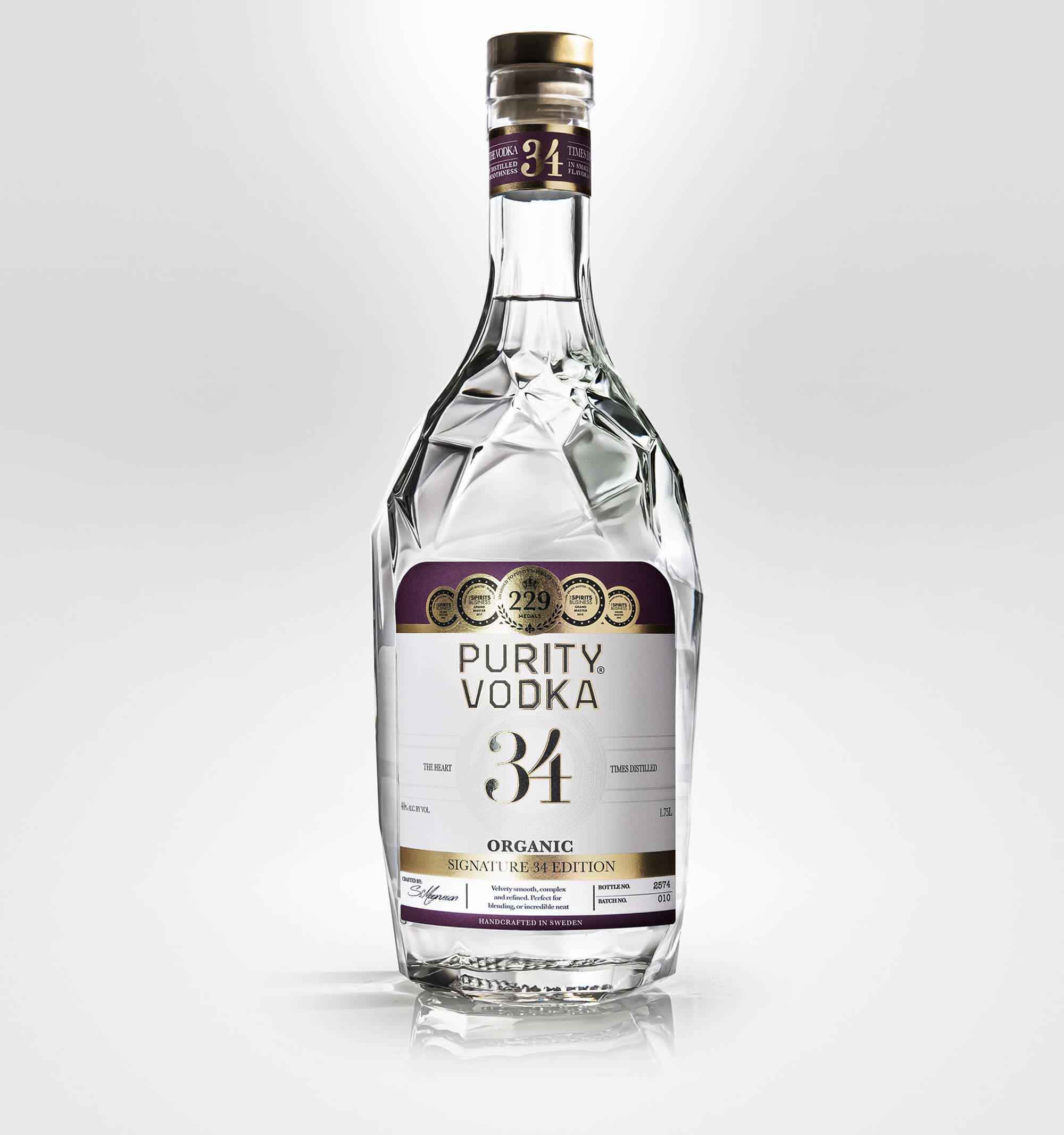 Purity Vodka Signature 34 Edition 1750 ml 40.0% 1.75L, Spirits