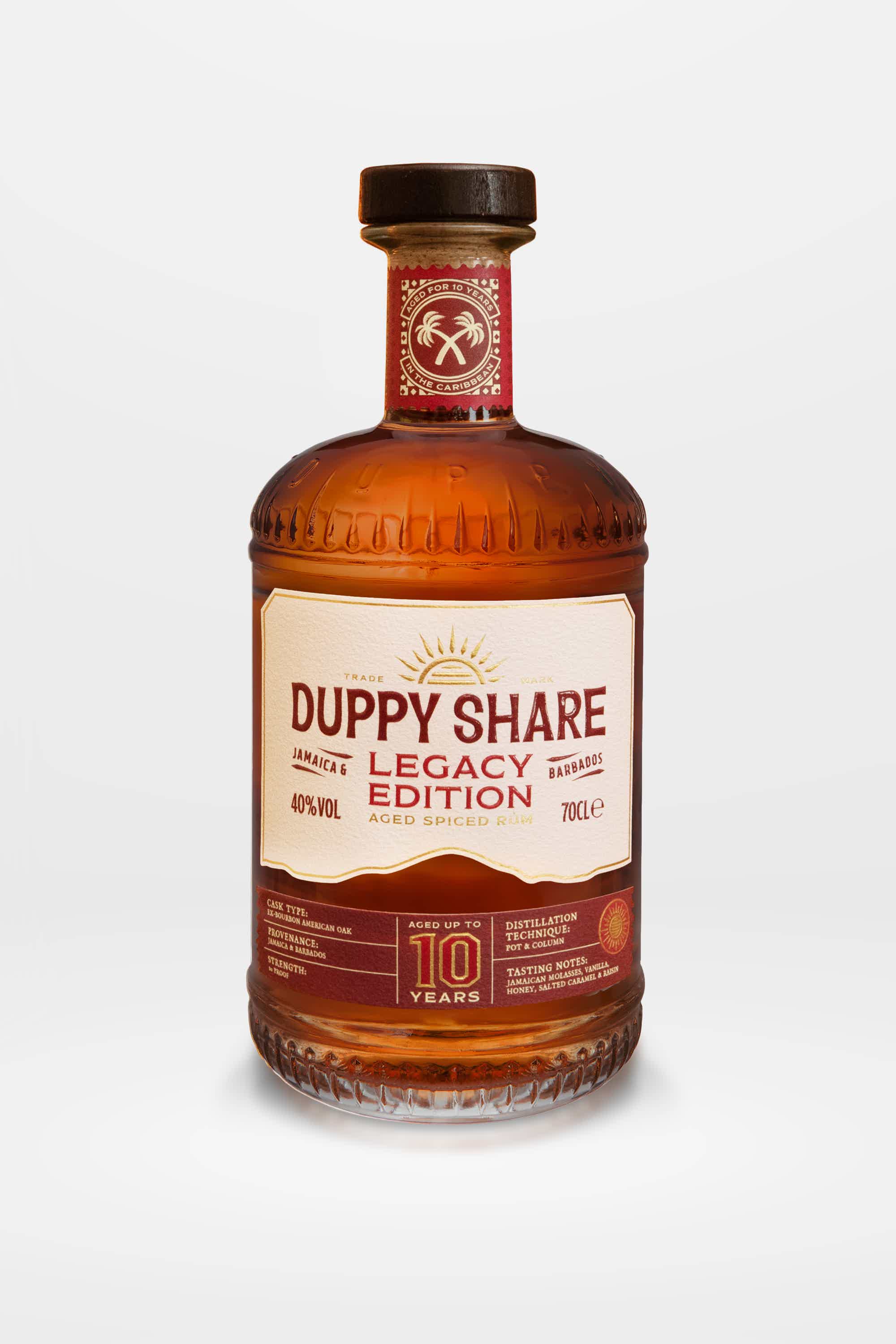 The Duppy Share Legacy Rum 40.0% 0.7L, Spirits