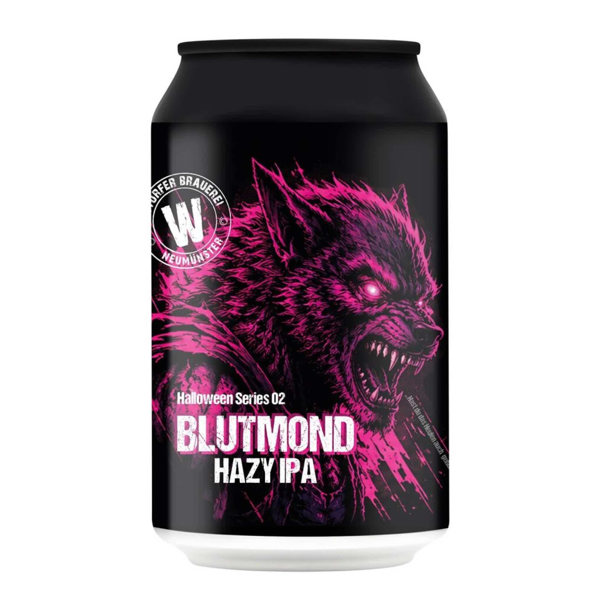 Wittorfer Blutmond Hazy IPA (Halloween Series 02) 0,33l 6.0% 0.33L, Beer