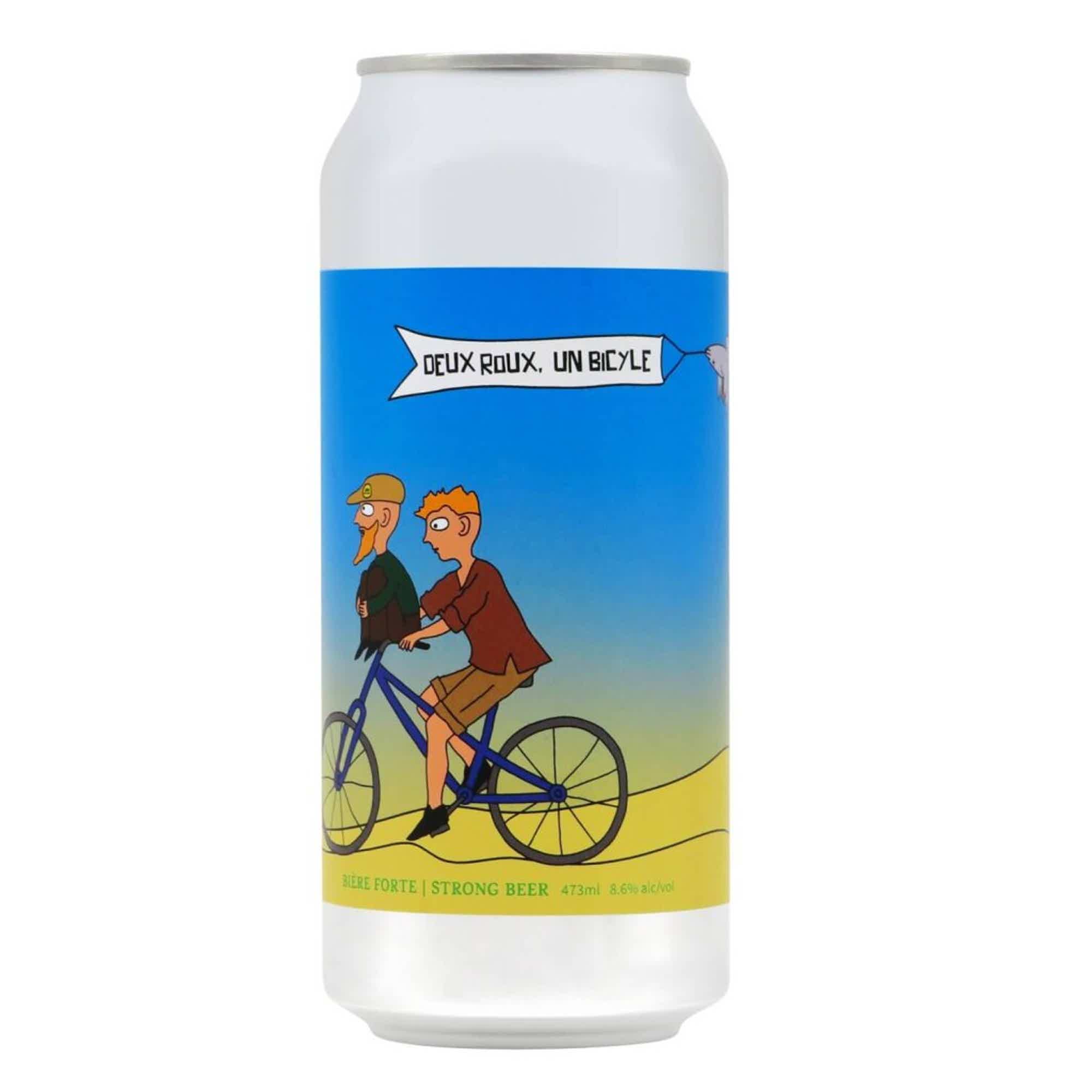 Brasserie Sir John Deux Roux, Un Bicycle Double NEIPA 0,473l 8.6% 0.473L, Beer
