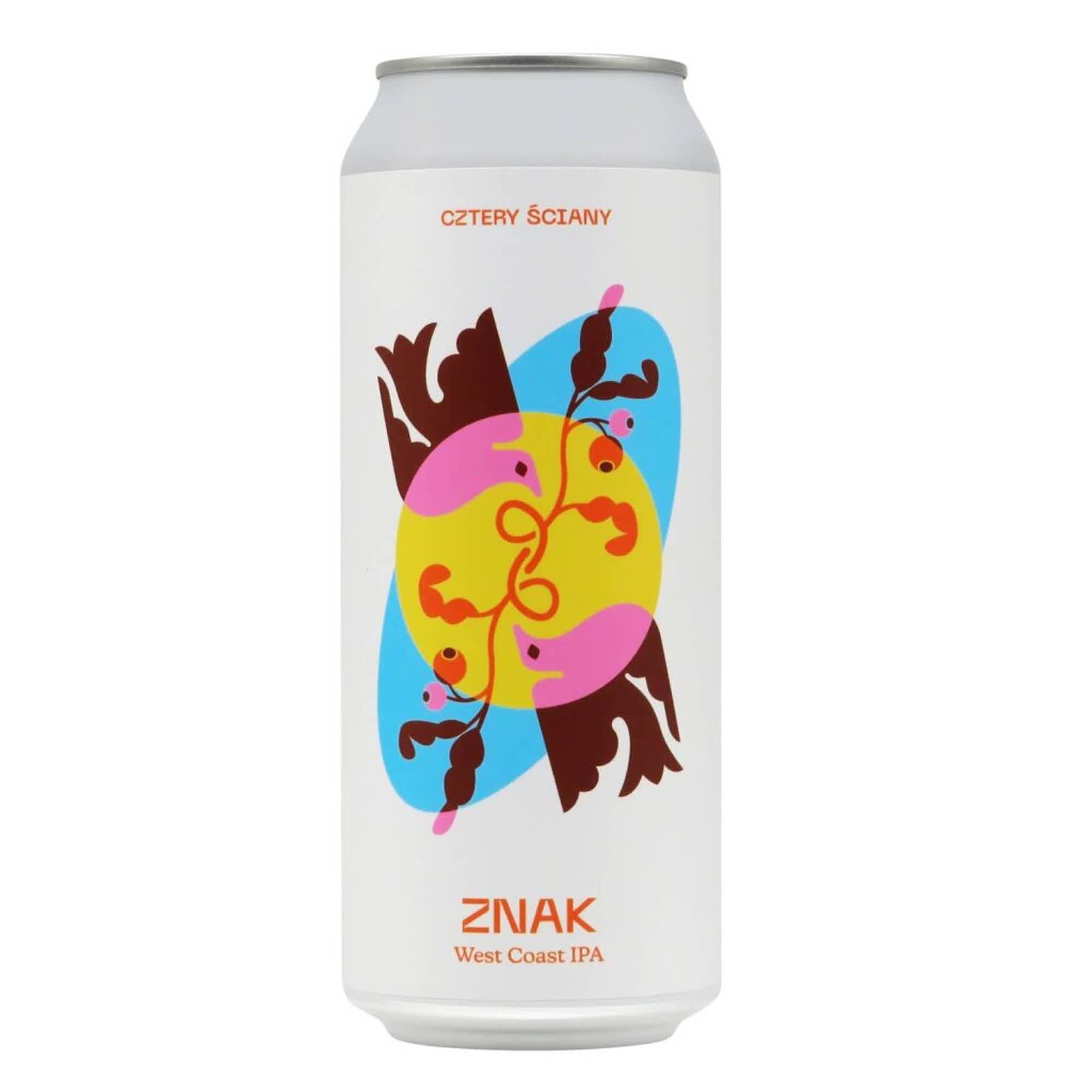 Four Walls ZNAK West Coast IPA 0,5l 7.1% 0.5L, Beer