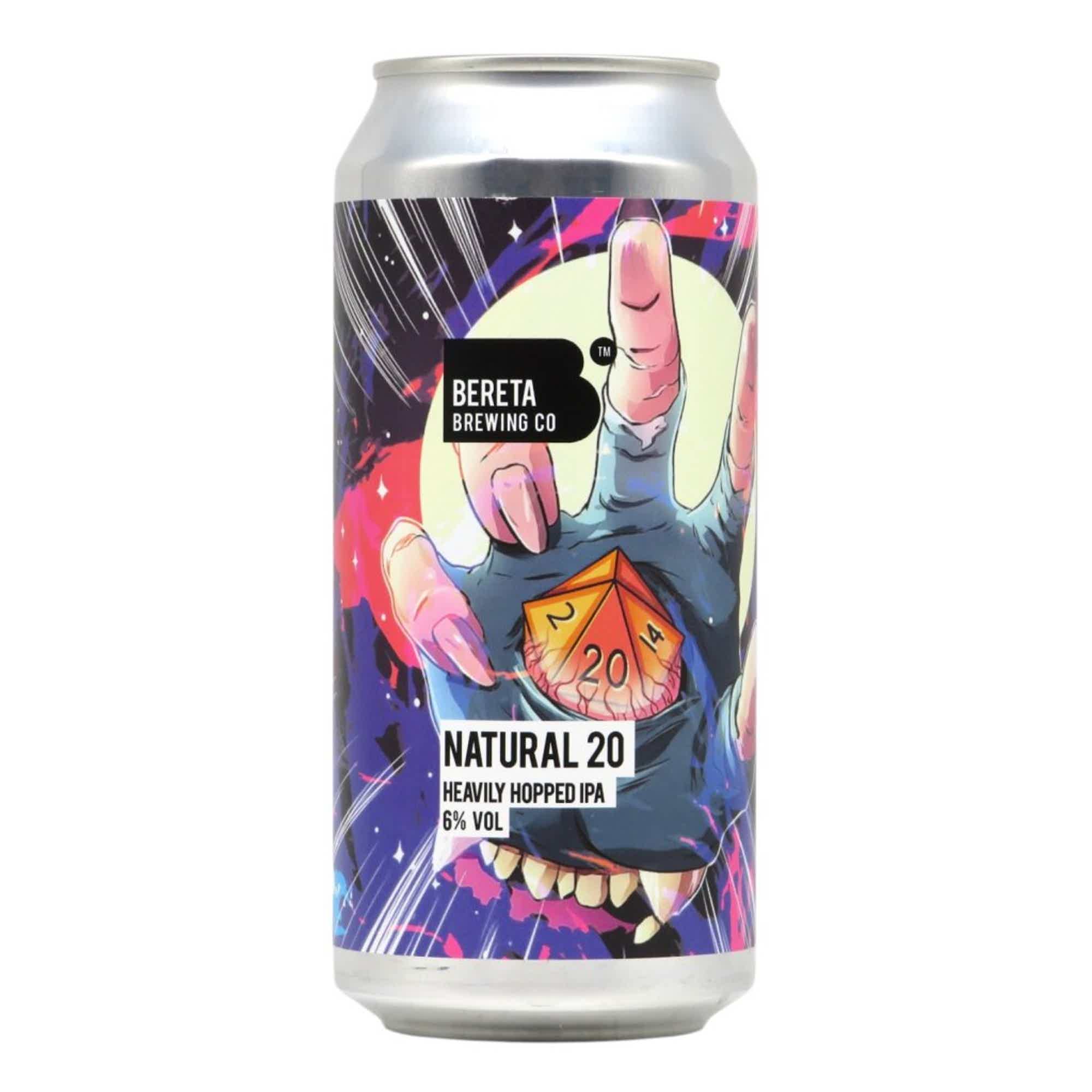 Bereta Natural 20 Heavily Hopped IPA 0,44l 6.0% 0.44L, Beer