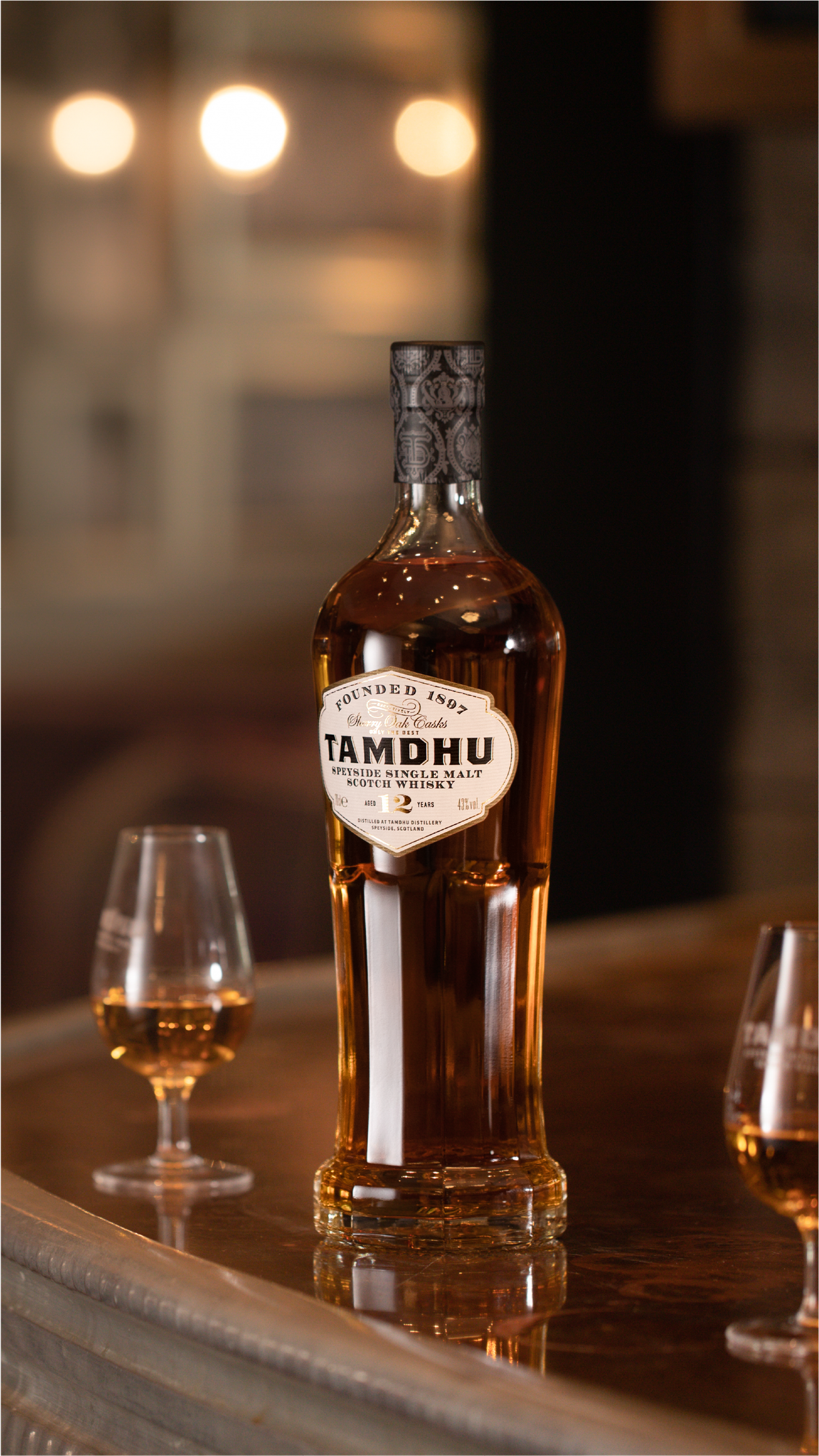 TAMDHU SINGLE MALT - 12YO 43.0% 0.7L, Spirits