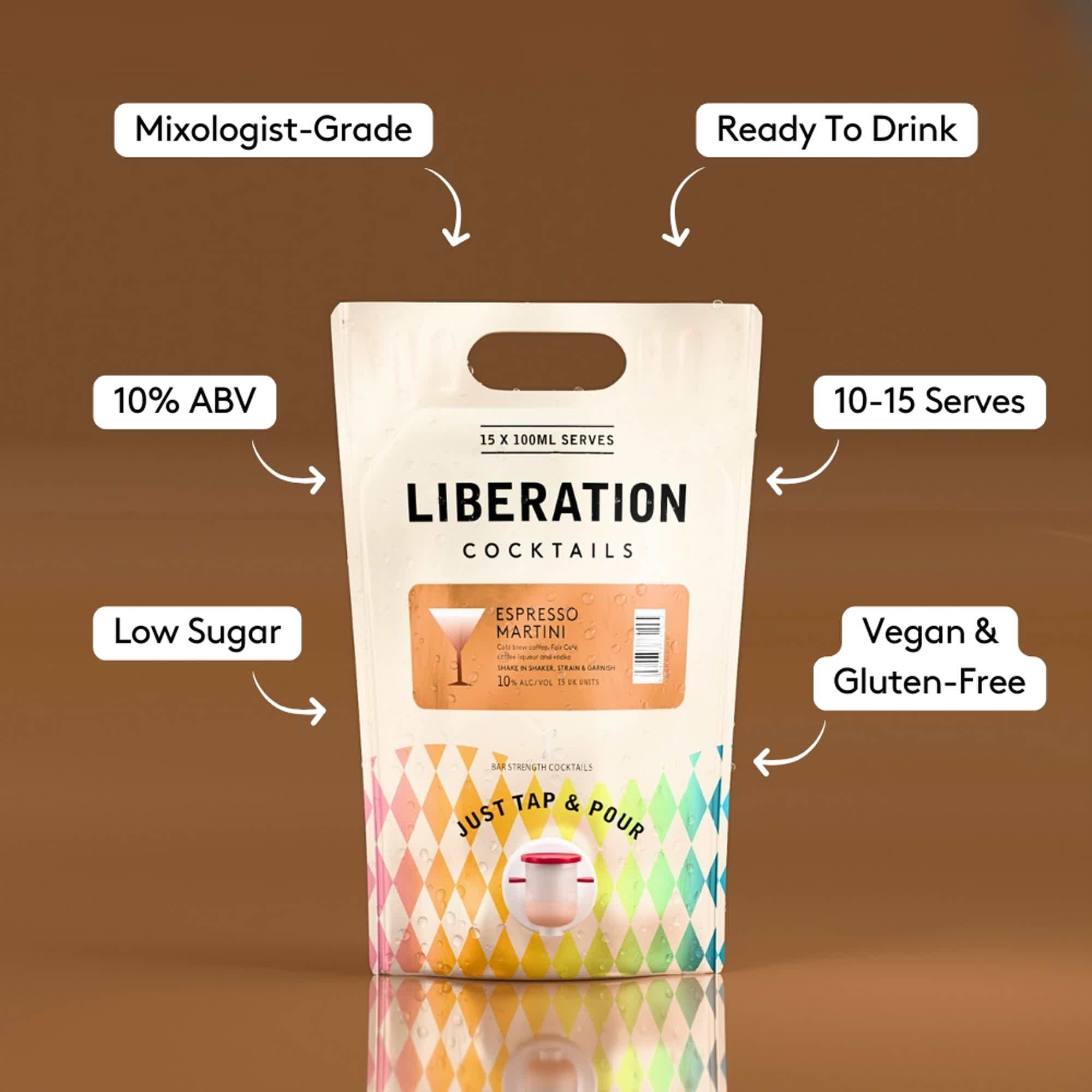 Espresso Martini 1.5L Pouch 10.0% 1.5L, Spirits