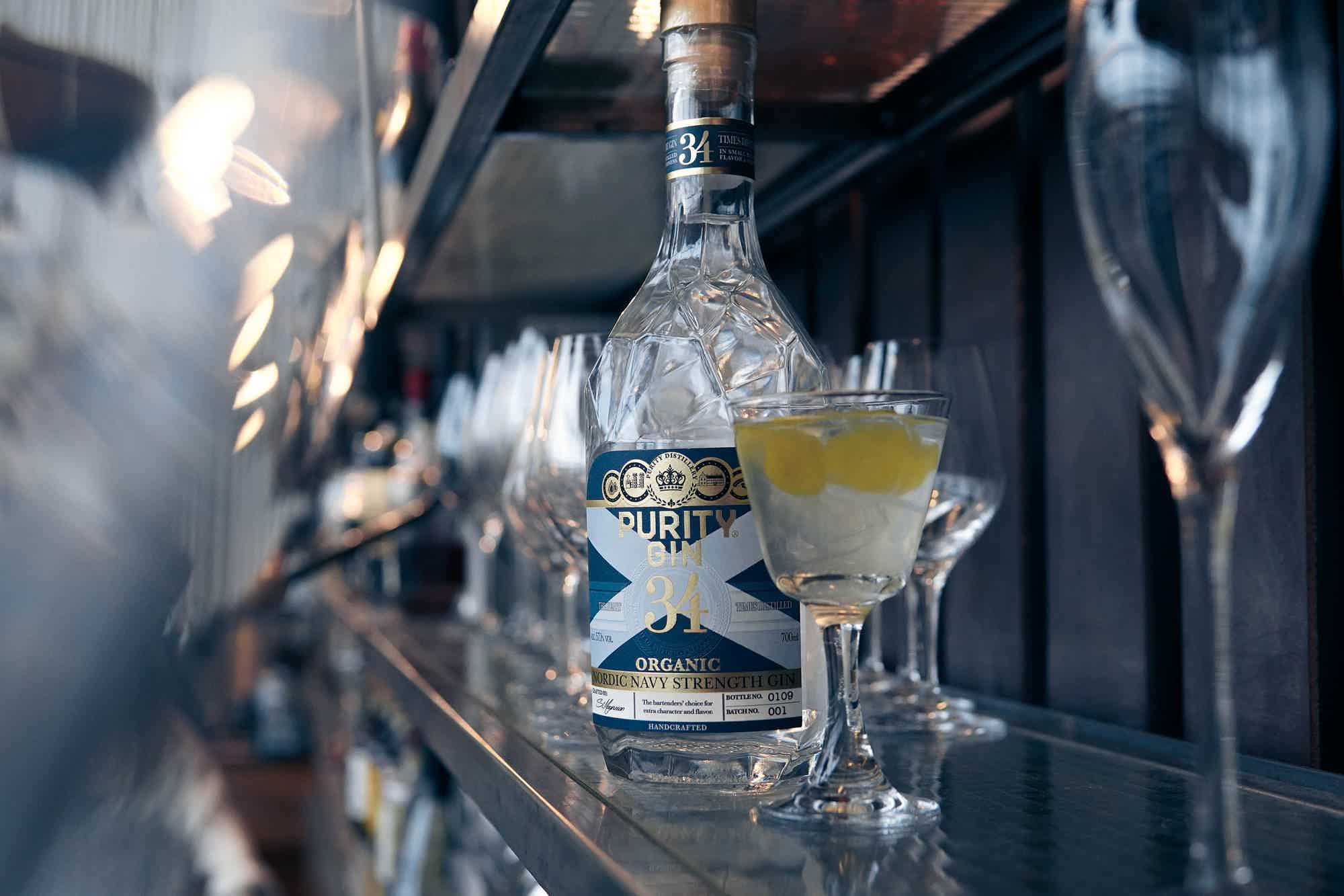 Purity Navy Strength Organic 34 Gin 700 ml 57.1% 0.7L, Spirits