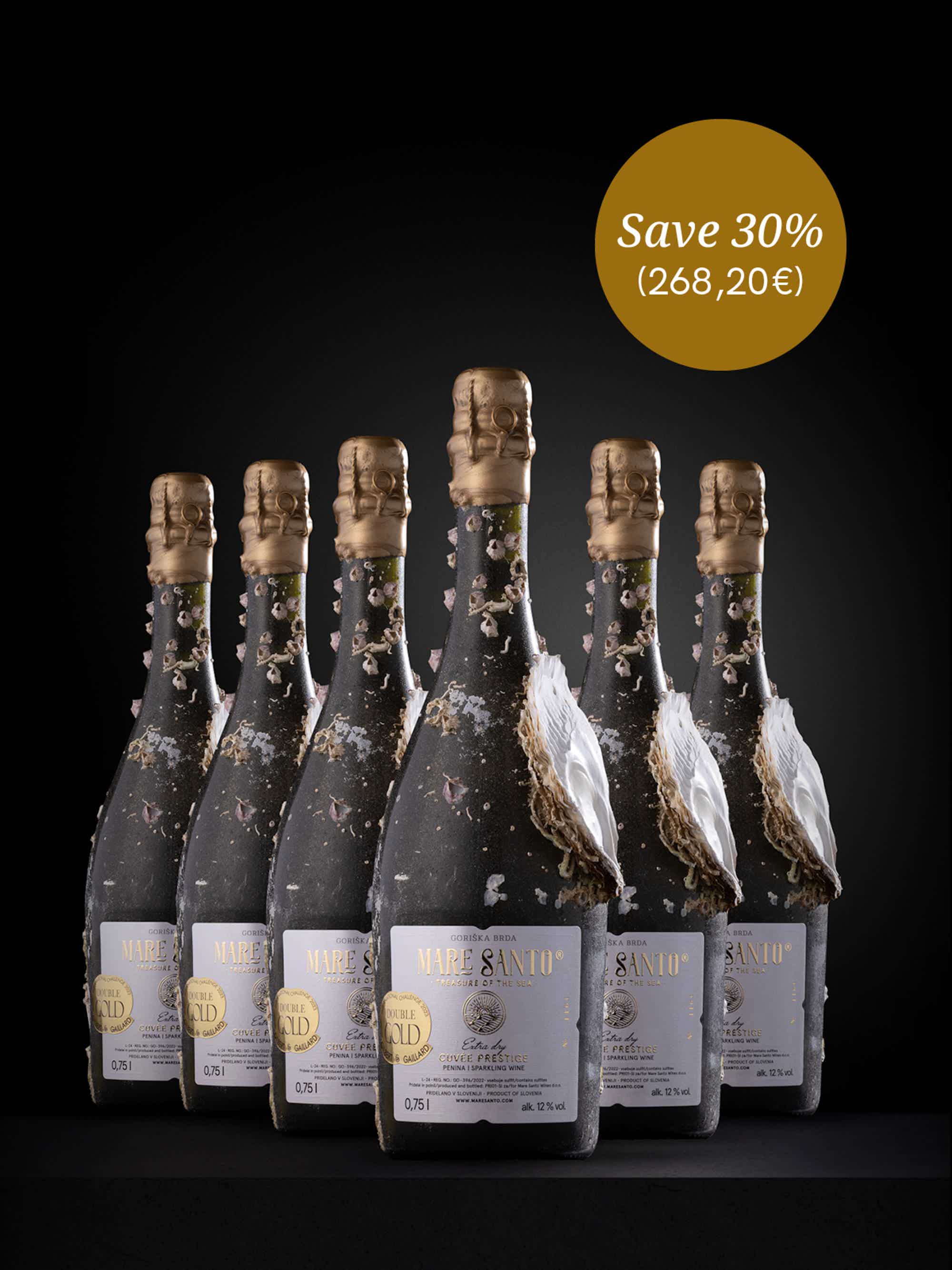 Mare Santo Sparkling wine Cuveé Prestige 6: Mare Santo Sparkling wine Cuveé Prestige