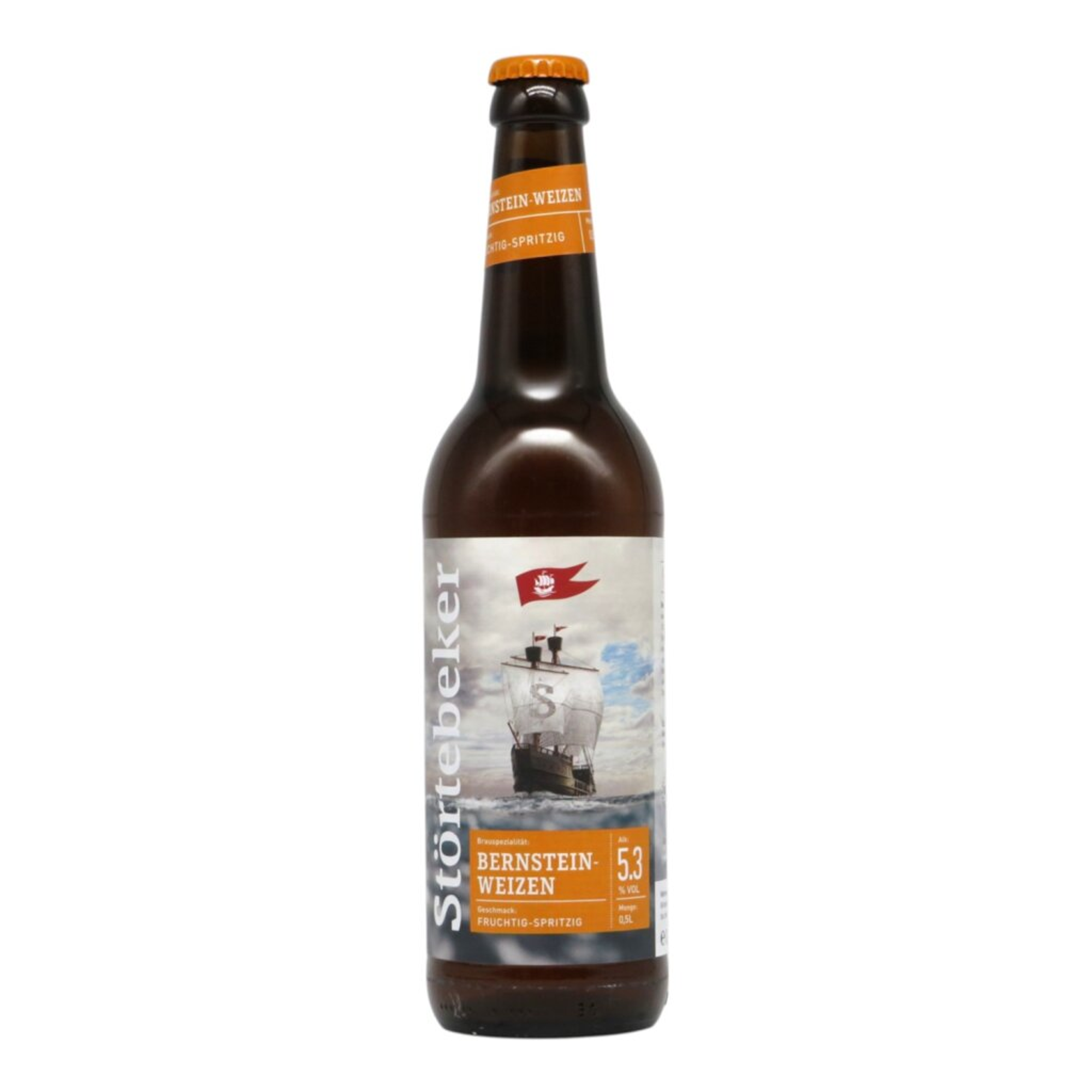 Störtebeker Bernstein Weizen 0,5l 5.3% 0.5L, Beer