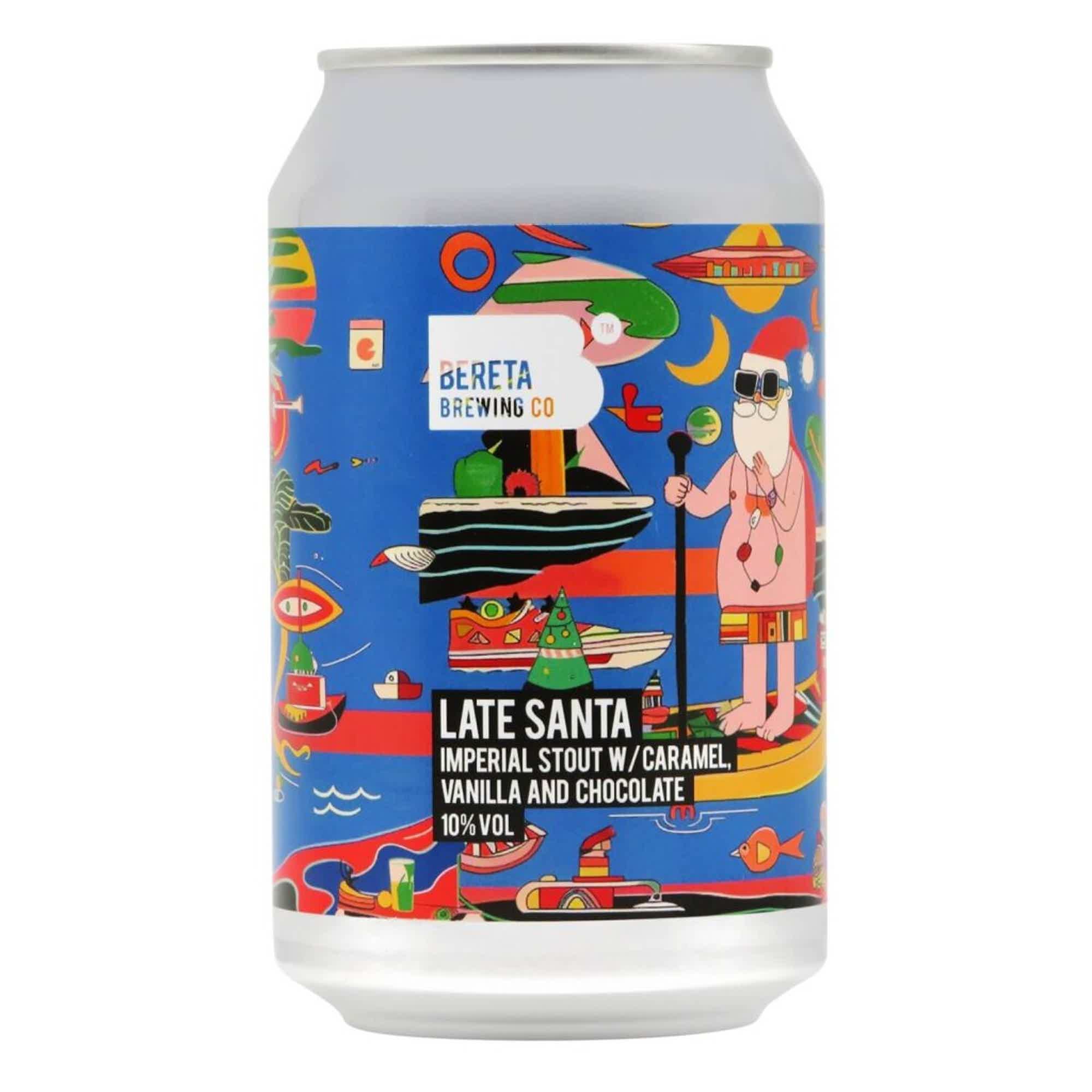Bereta Late Santa Imperial Stout 0,33l 10.0% 0.33L, Beer