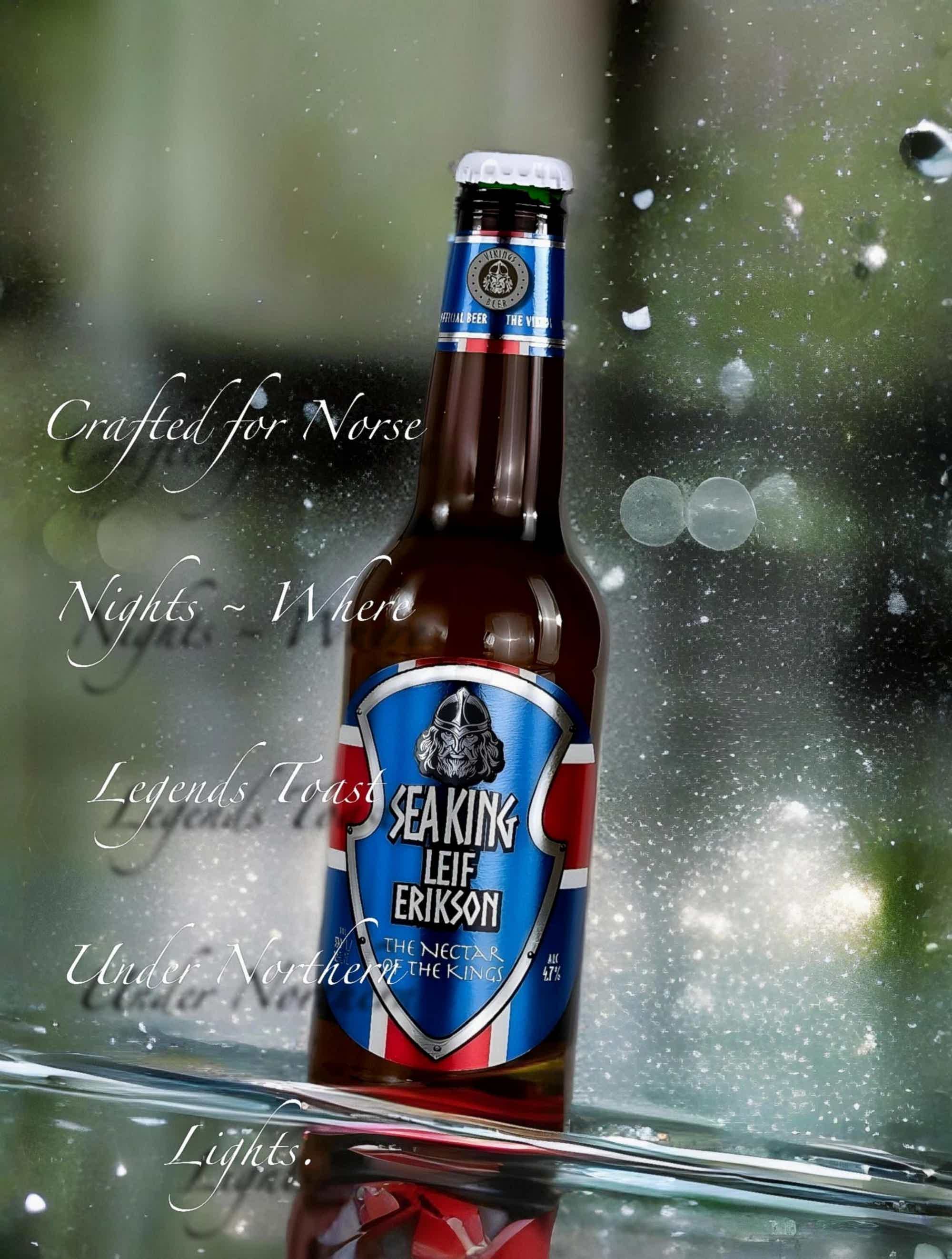 Seaking Leif Erikson 4,7% 0,33 l 4.7% 0.33L, Beer