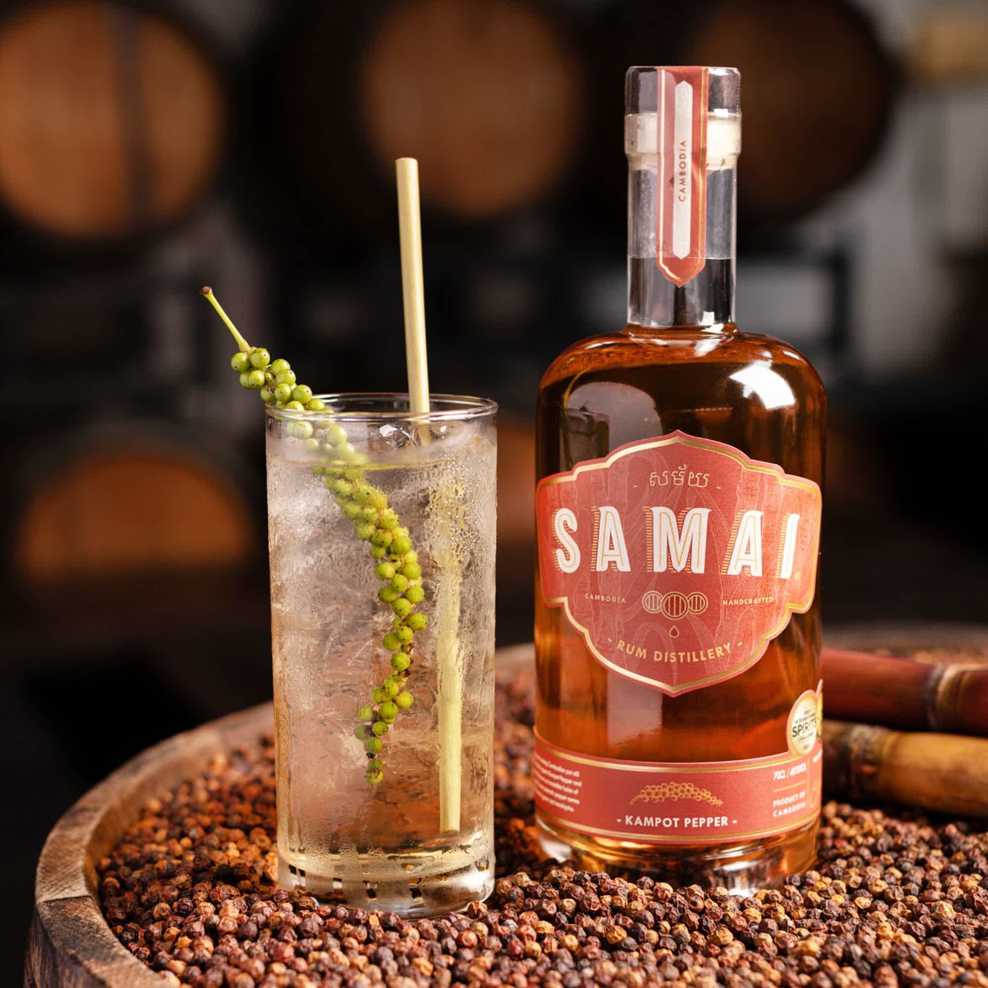 Samai Kampot Pepper Rum 0,7l. 41.0% 0.7L, Spirits