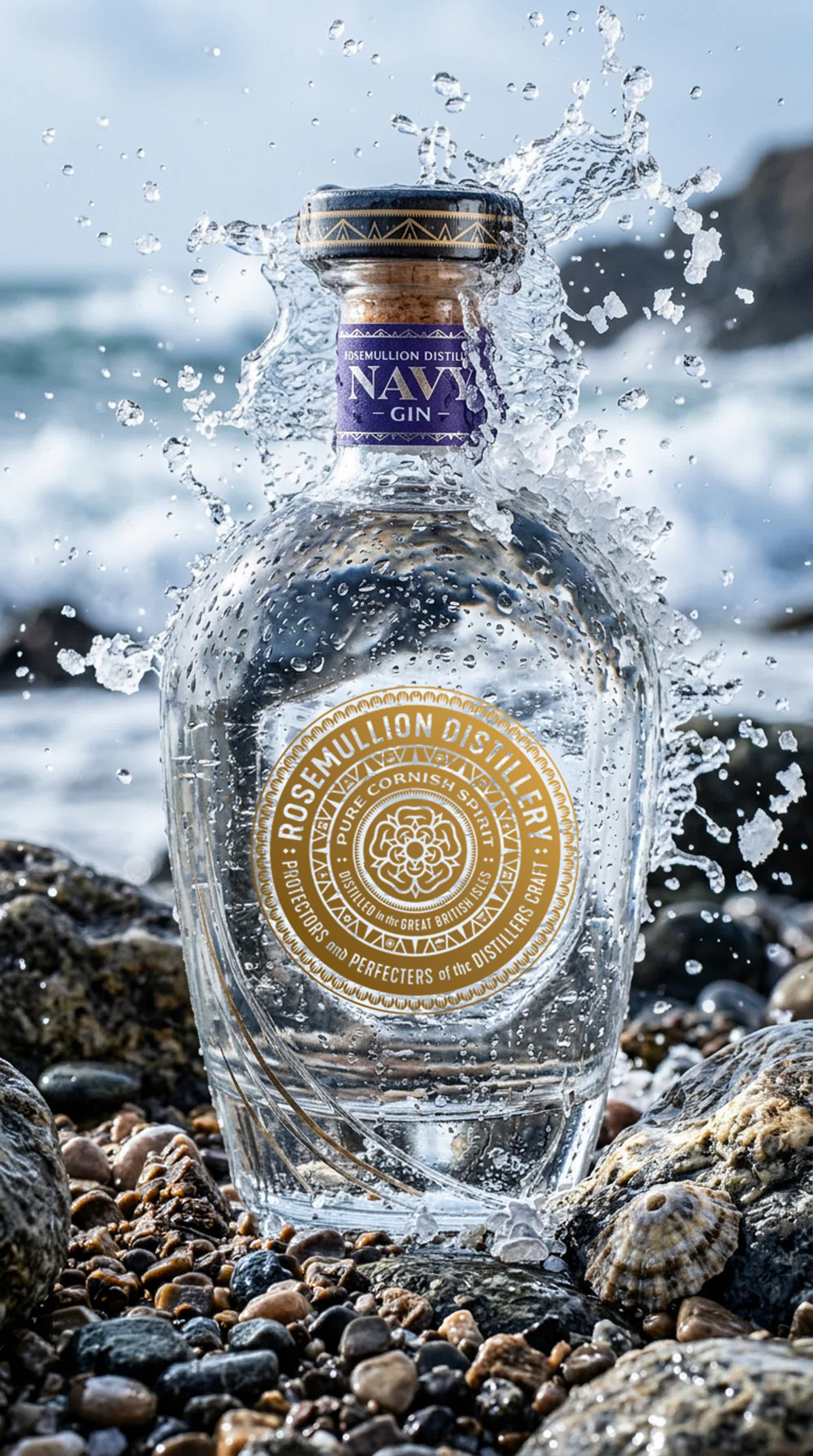 Rosemullion Navy Gin 57.0% 0.7L, Spirits