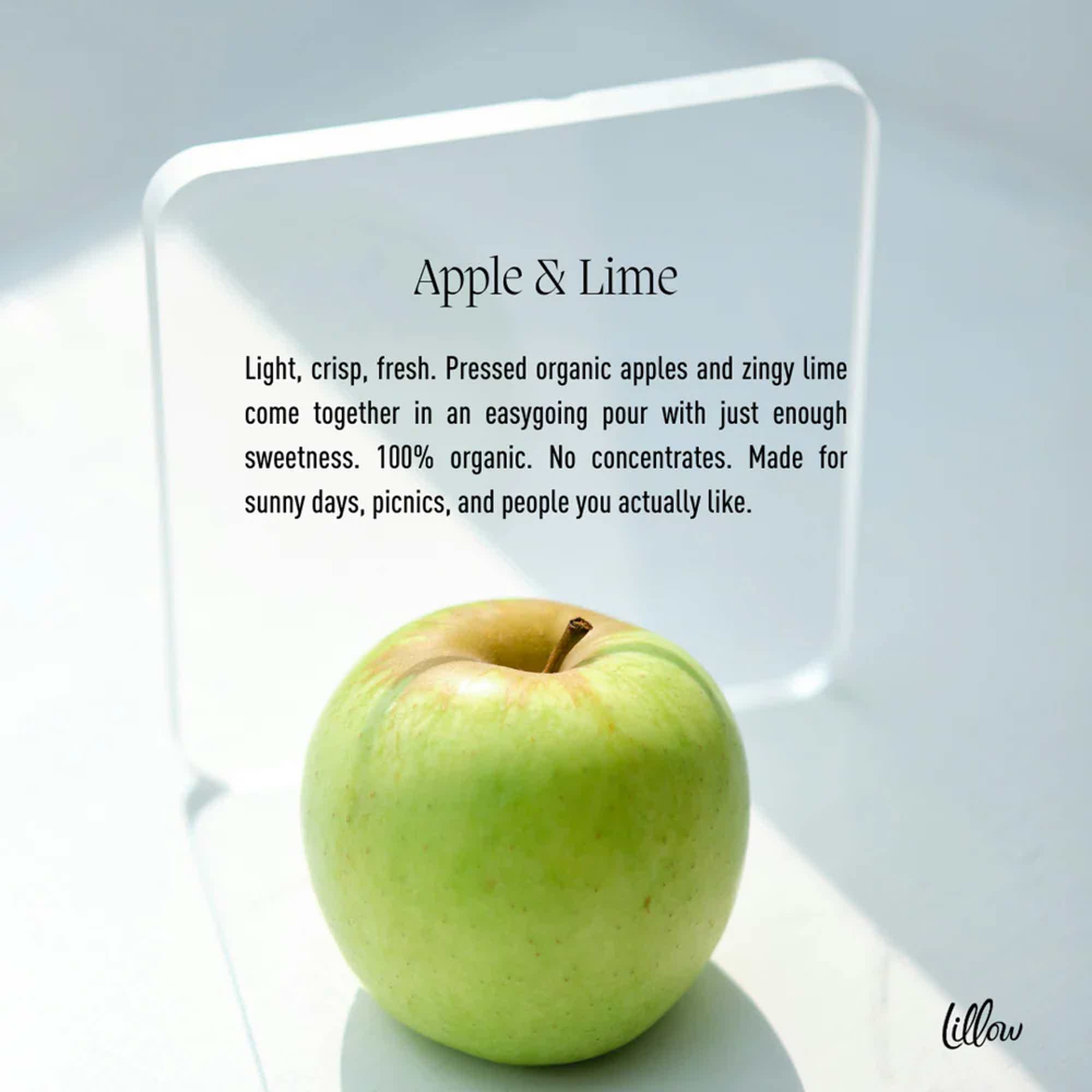 Nolo Collective - Lillow Apple & Lime 2.27% 0.33L, Beer