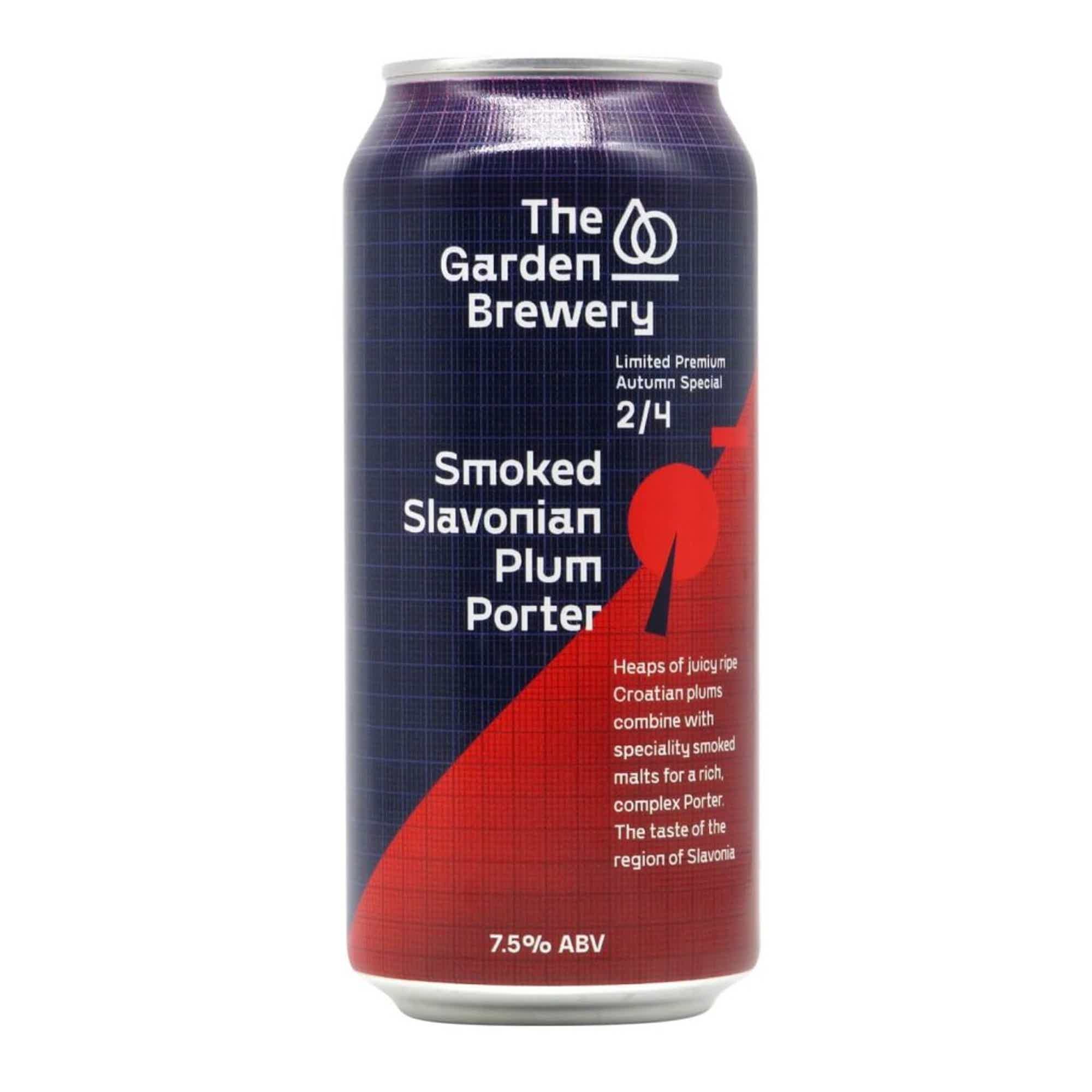 The Garden Brewery Smoked Slavonian Plum Porter 0,44l 7.5% 0.44L, Beer