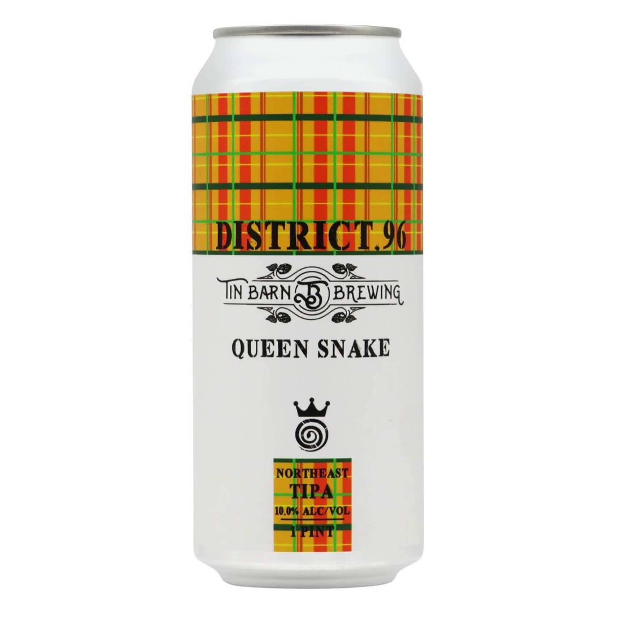 District 96/Tin Barn Queen Snake Triple New England IPA 0,473l 10.0% 0.473L, Beer
