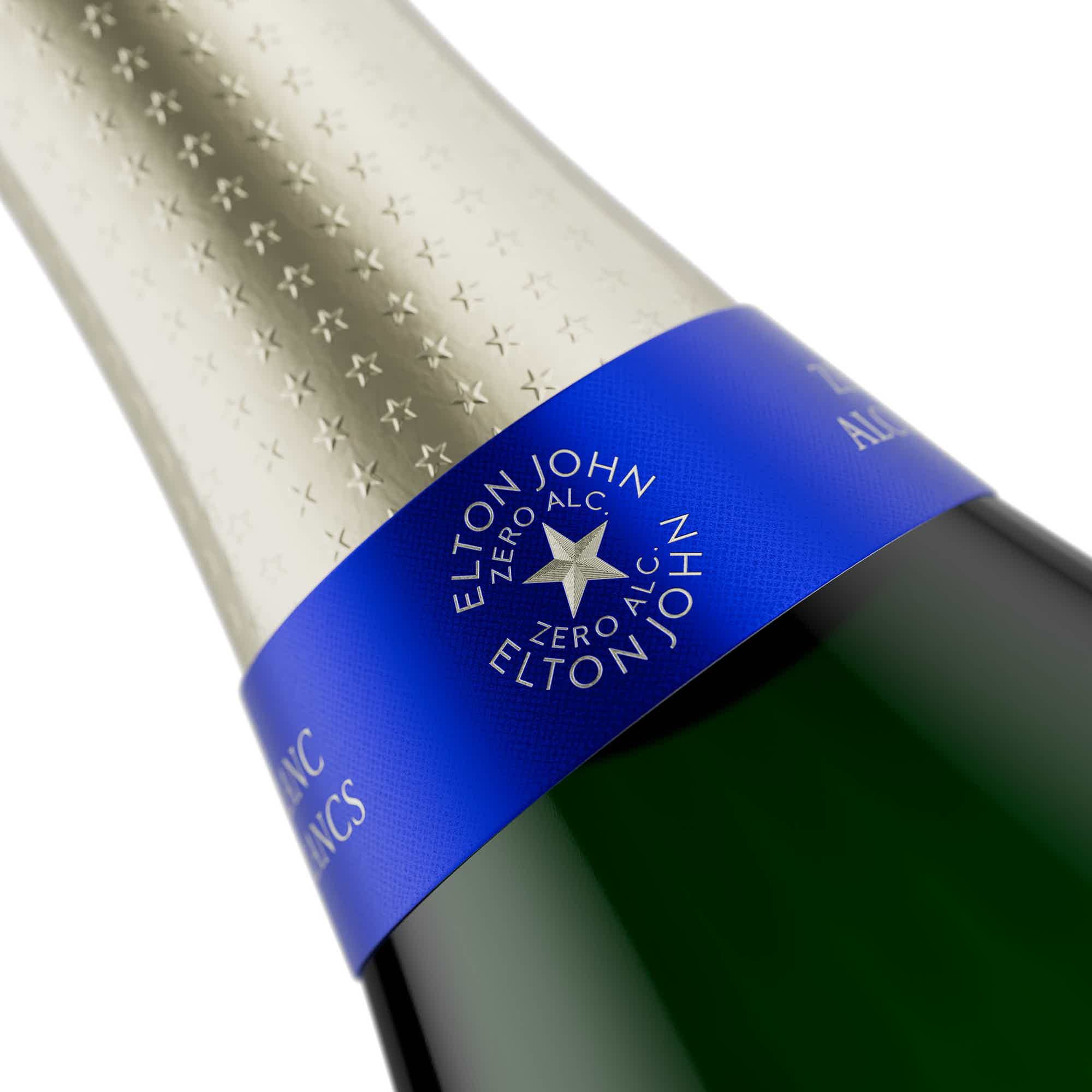 Elton John Zero Sparkling Blanc de Blancs 0,0% 75 cl 0.0% 0.75L, Non alcohol