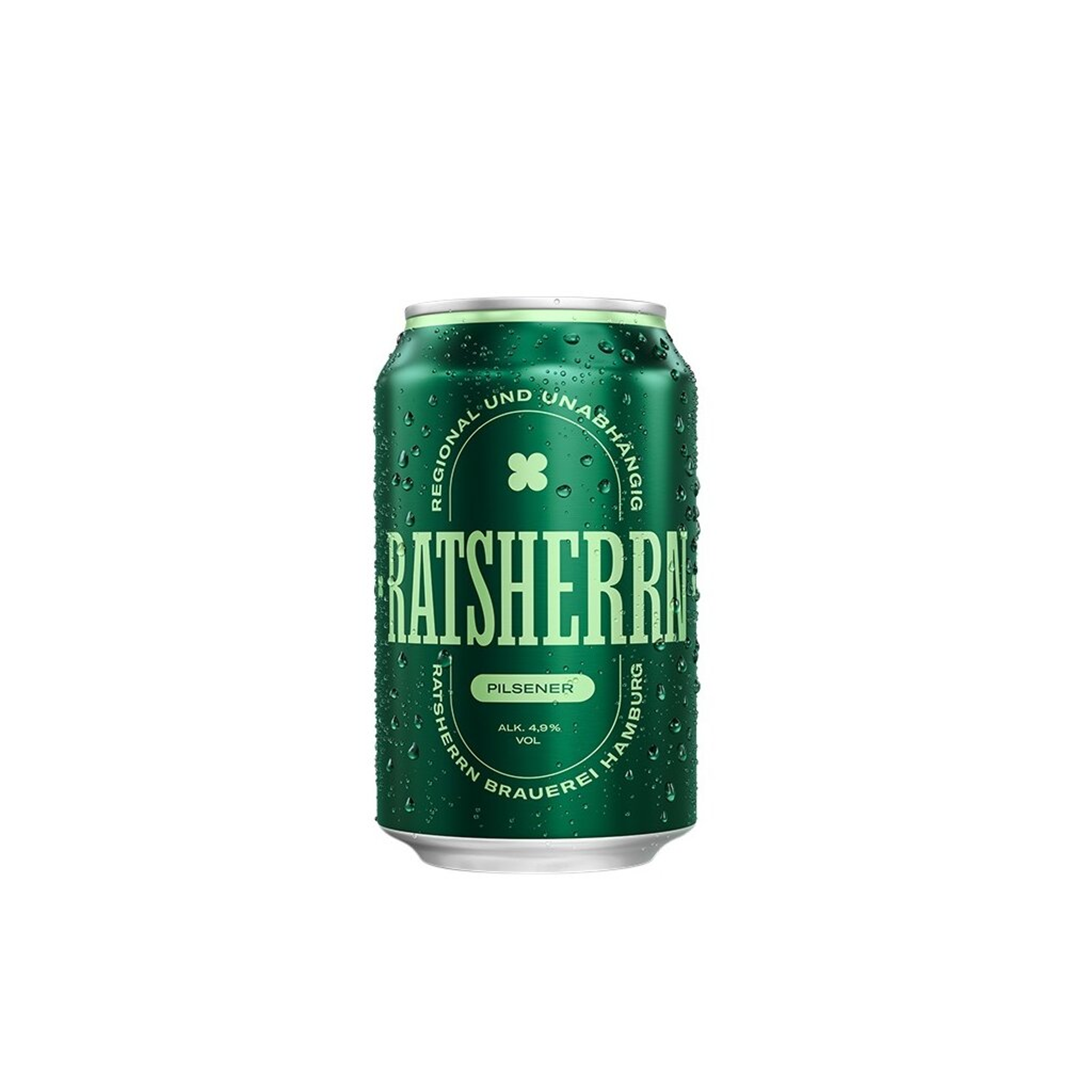 Ratsherrn Pilsener Dose 0,33l 4.9% 0.33L, Beer
