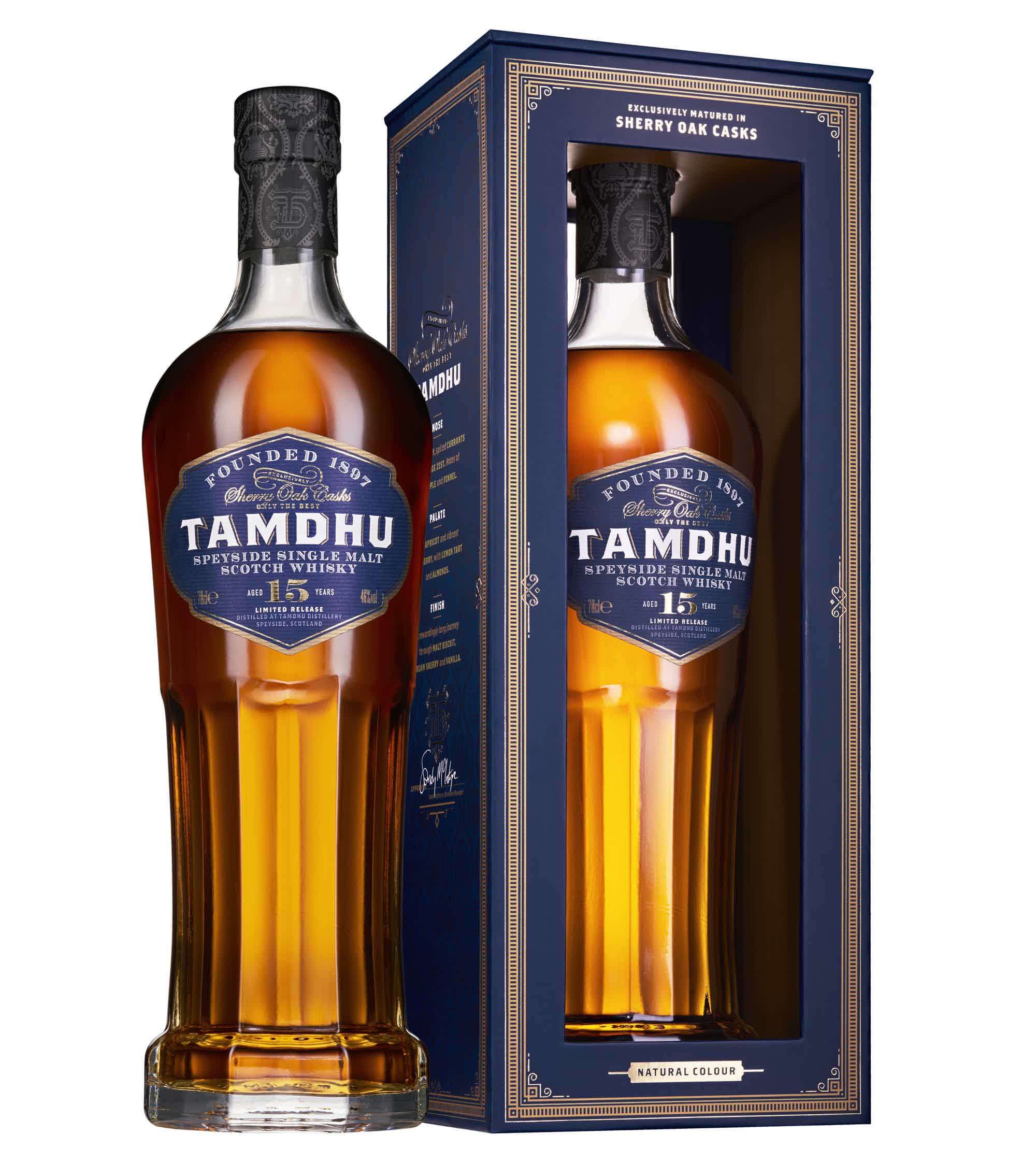 TAMDHU SINGLE MALT 15YO 46.0% 0.7L, Spirits