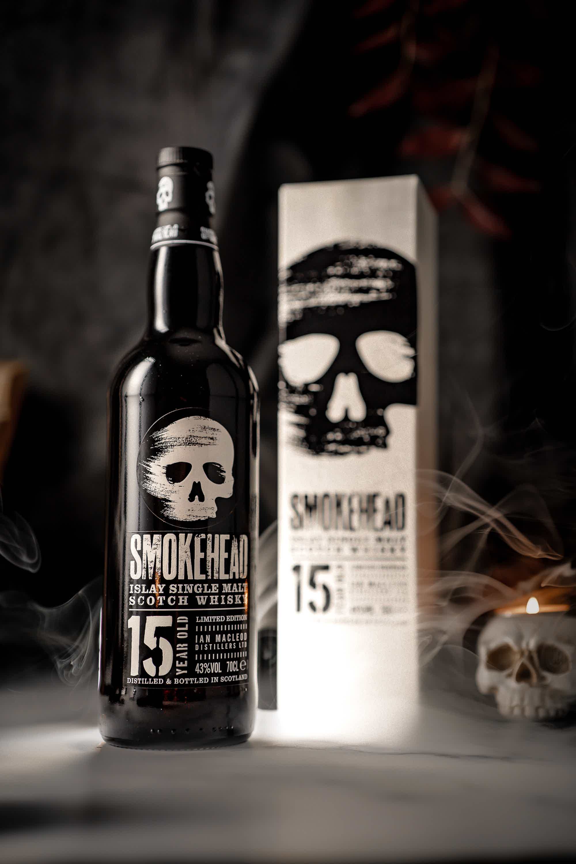 SMOKEHEAD SINGLE MALT - 15YO 43.0% 0.7L, Spirits