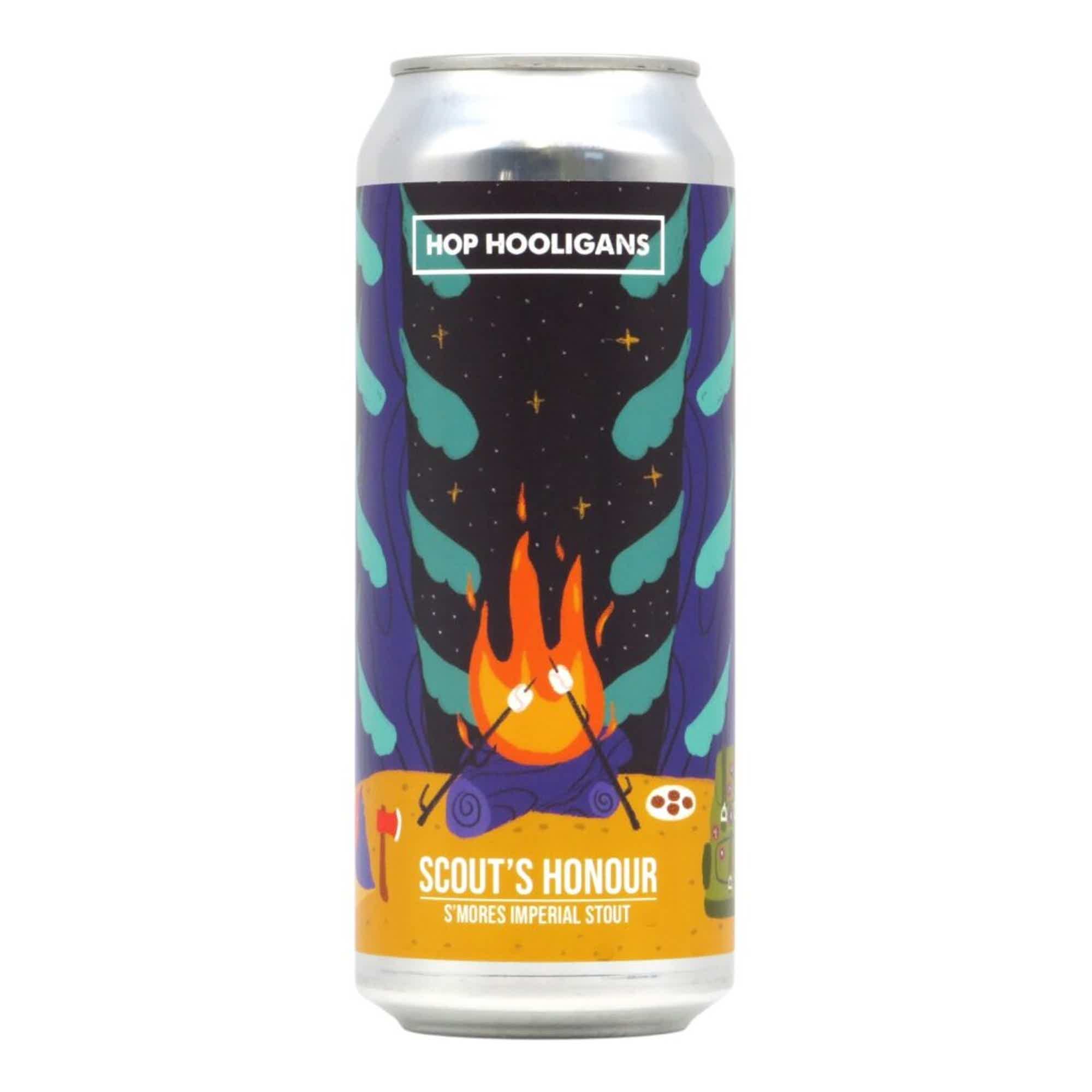 Hop Hooligans Scout's Honour Imperial Stout 0,5l 15.5% 0.5L, Beer