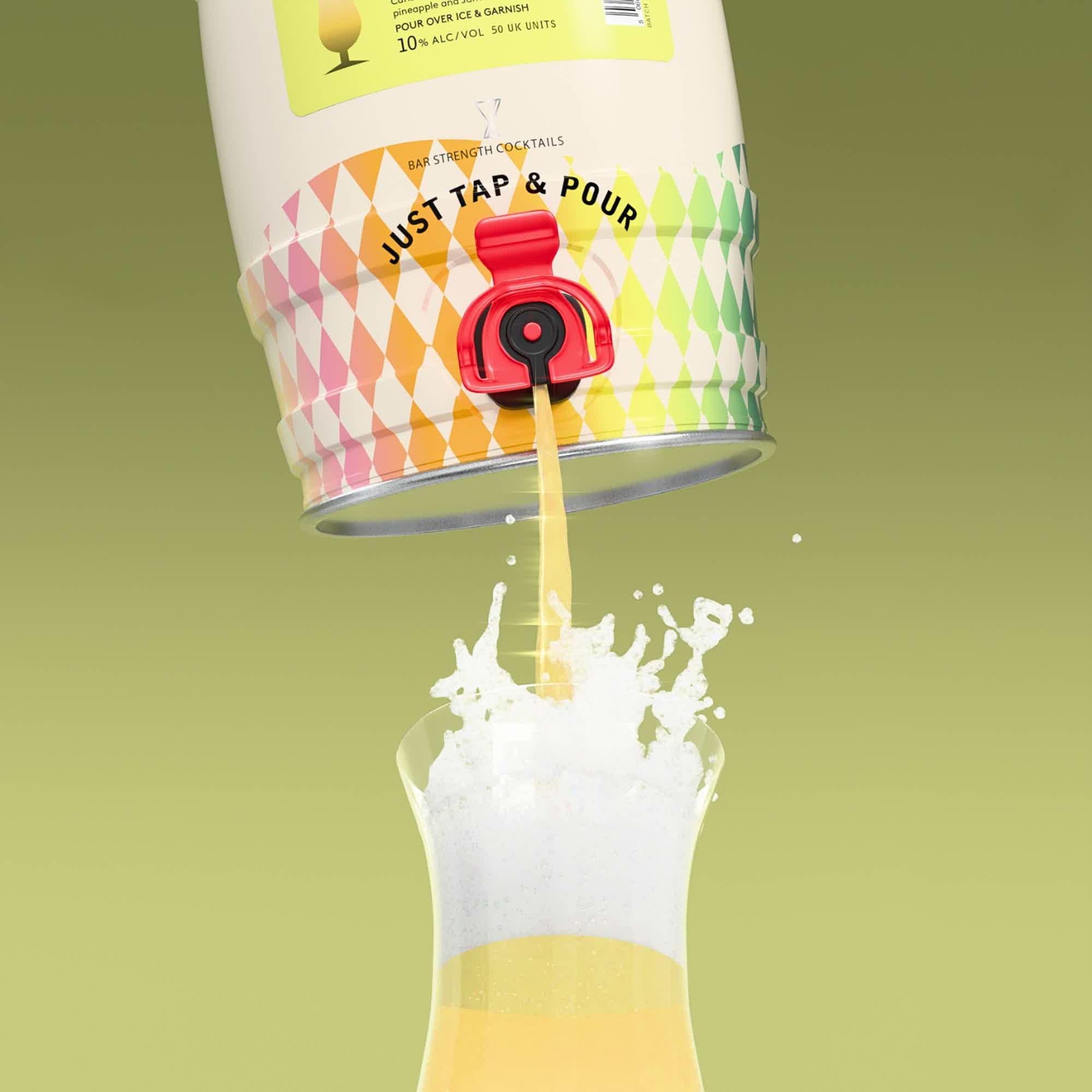 Piña Colada 5L Party Keg 10.0% 5.0L, Spirits