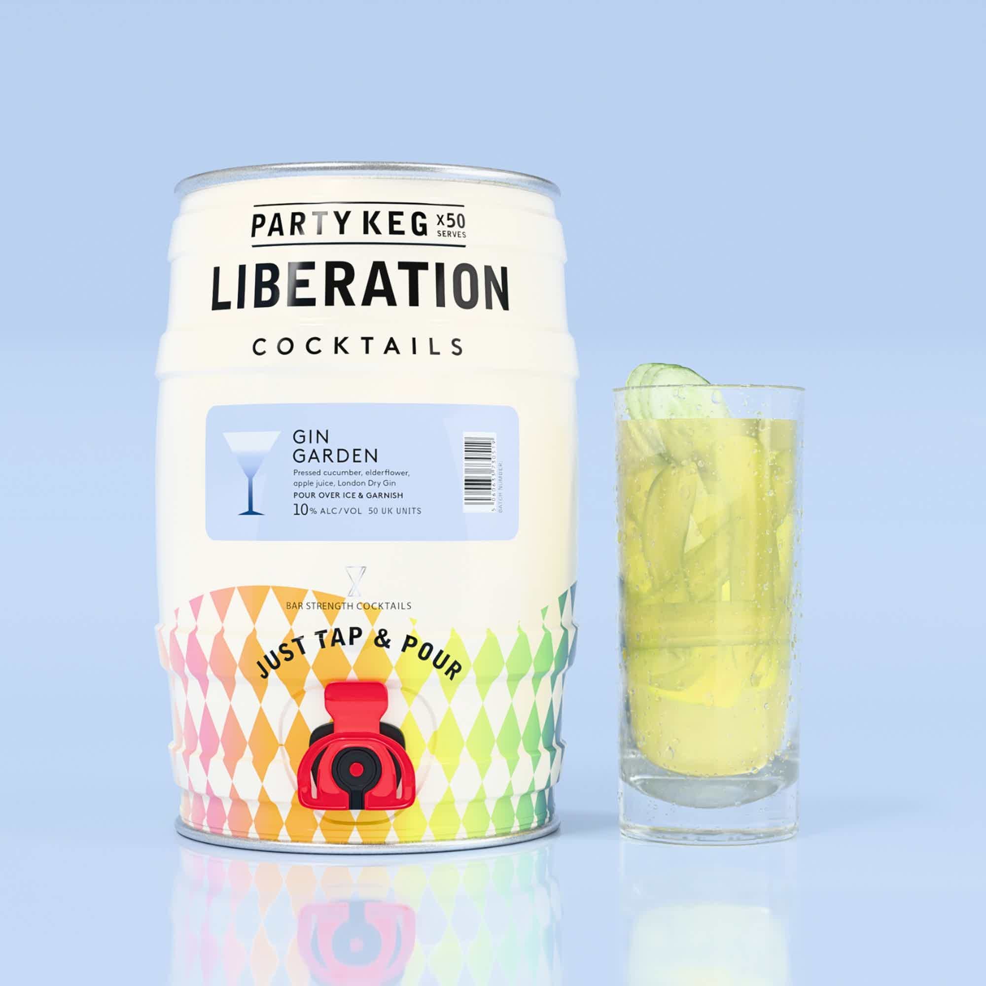 Gin Garden 5L Party Keg 10.0% 5.0L, Spirits