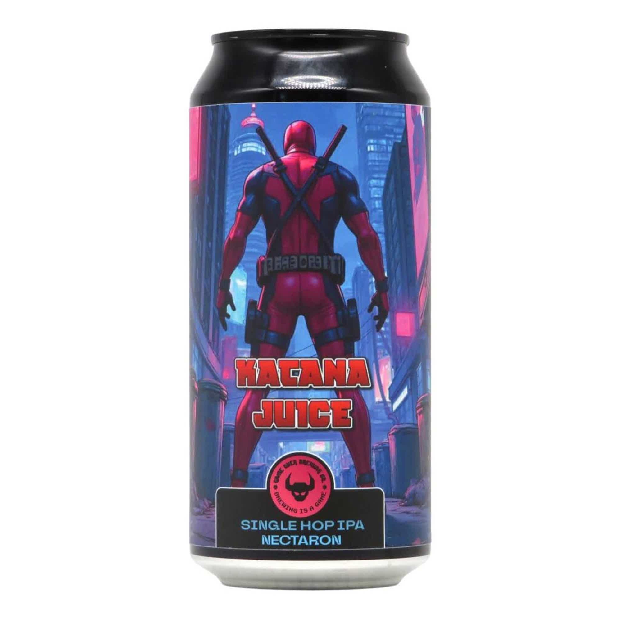 Game Over Katana Juice Single Hop IPA 0,44l 6.5% 0.44L, Beer