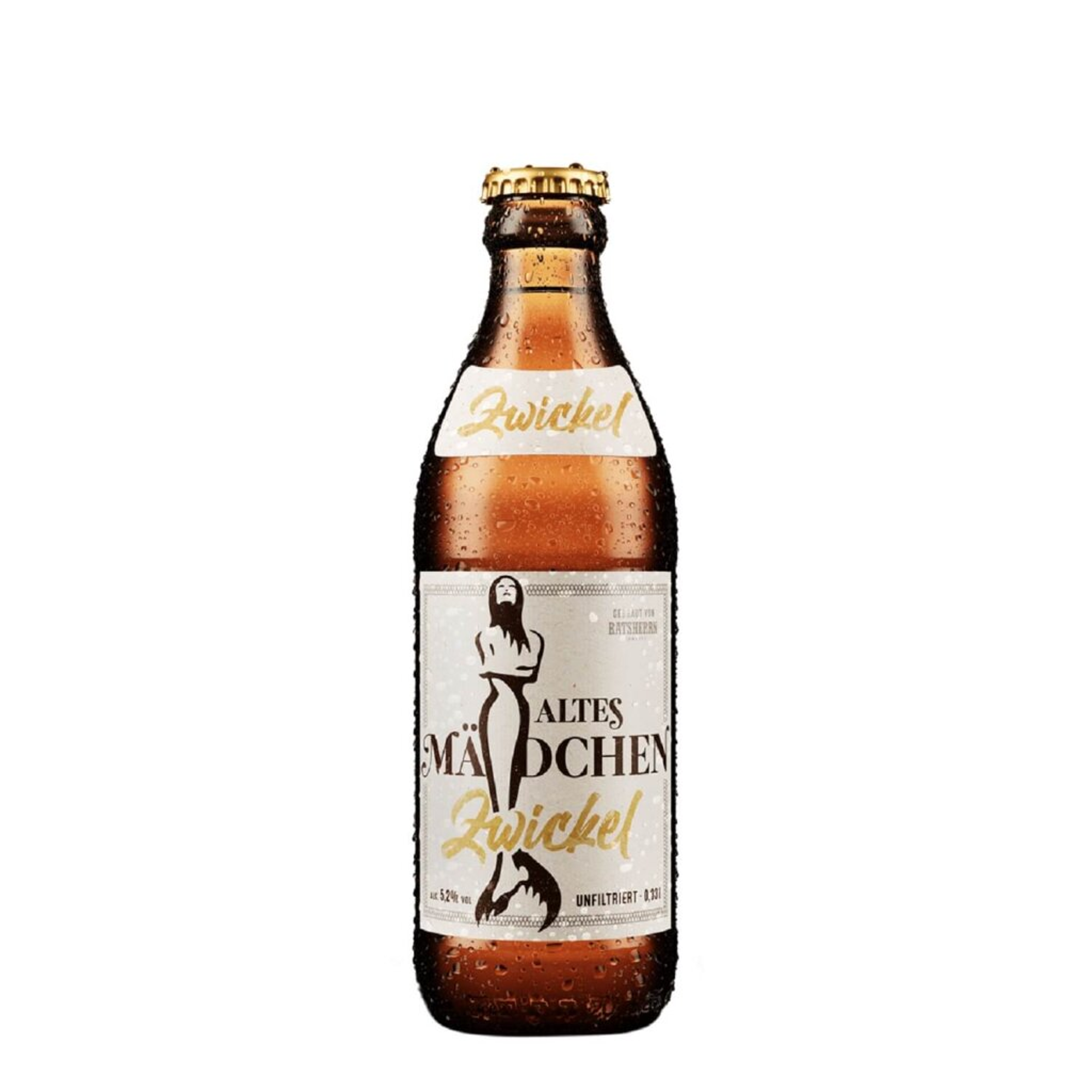 Ratsherrn Altes Mädchen Zwickel 0,33l 5.2% 0.33L, Beer