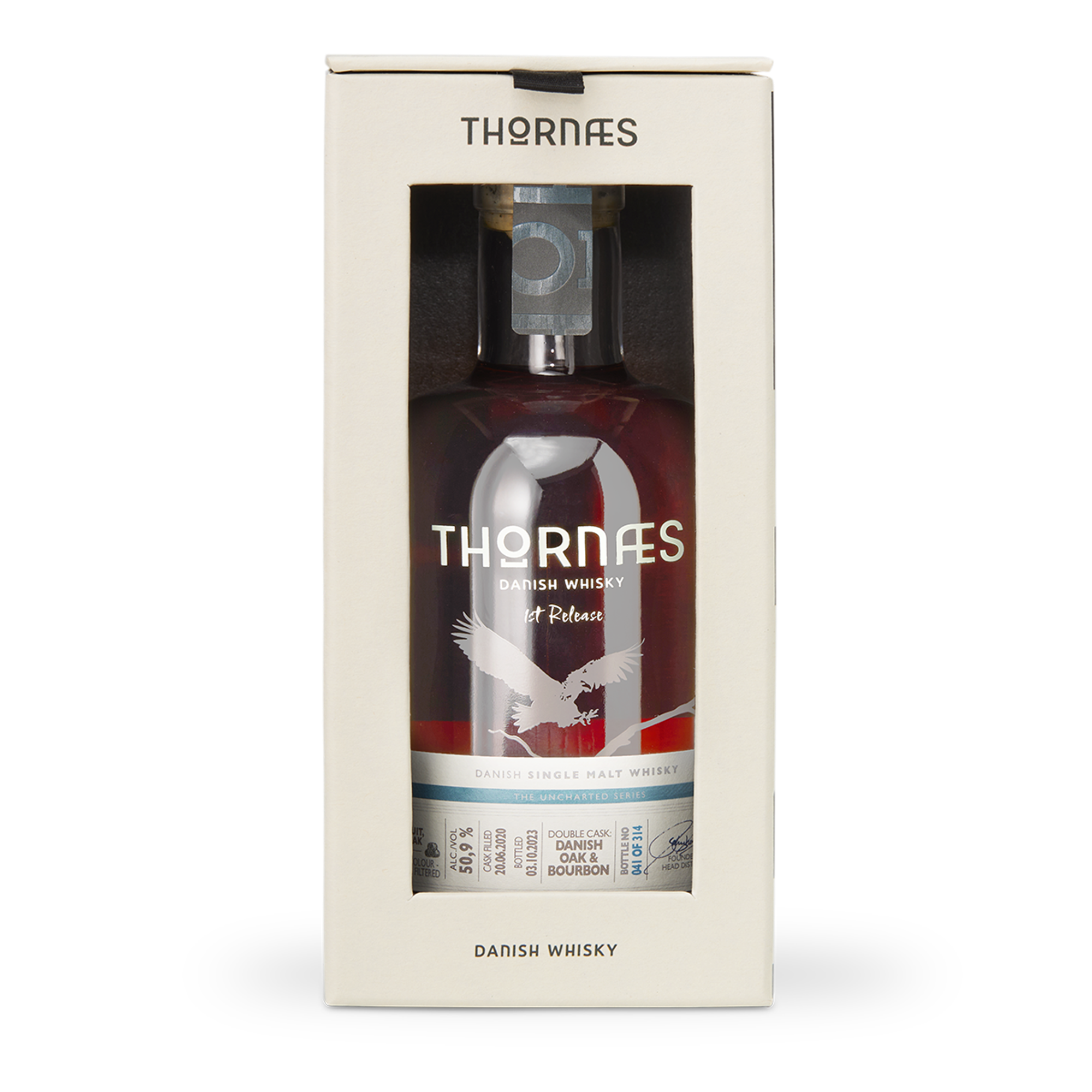 Thornæs Danish Whisky: Single Malt - 1st Release 50.9% 0.5L, Spirits