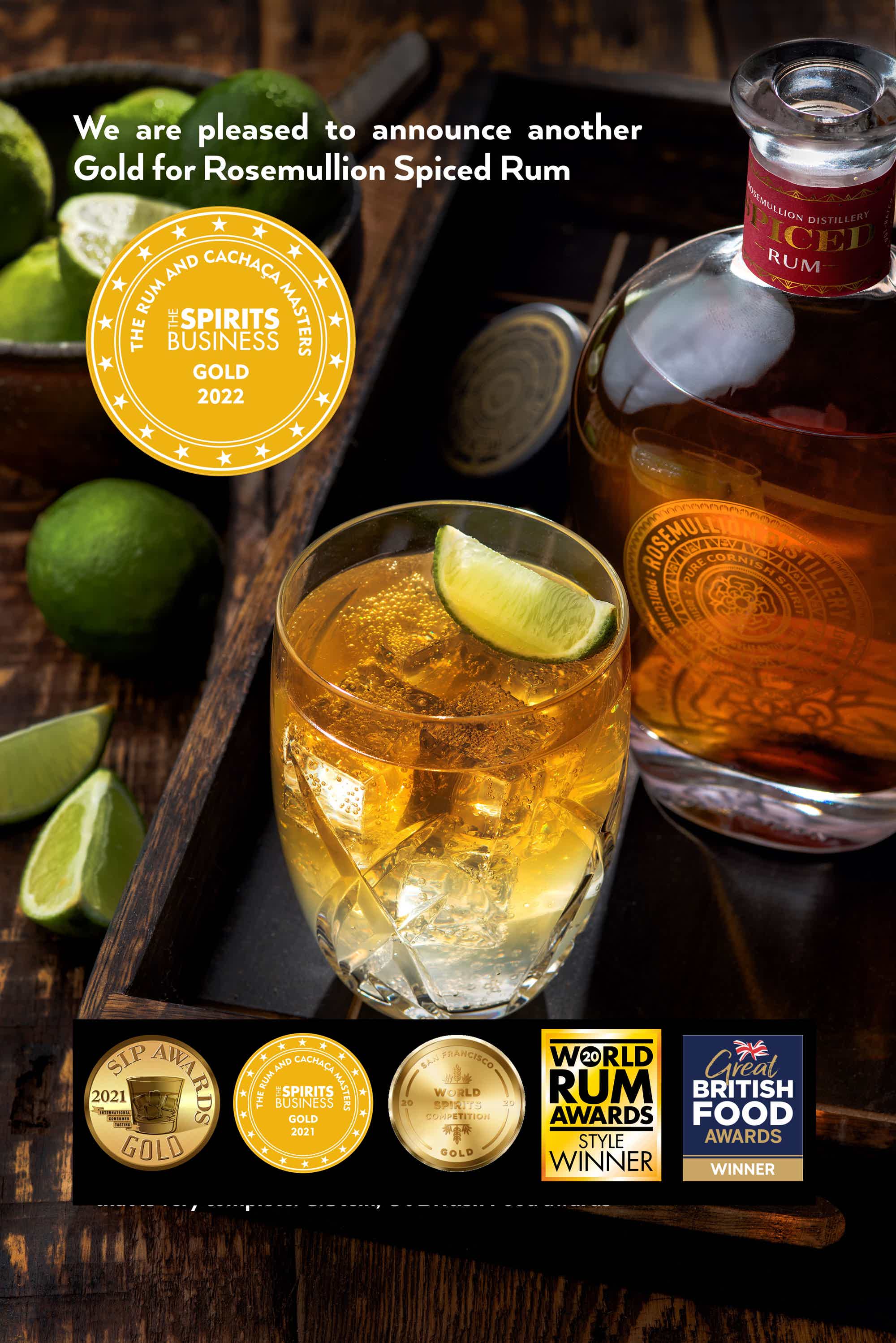 Rosemullion Spiced Rum 40.0% 0.7L, Spirits