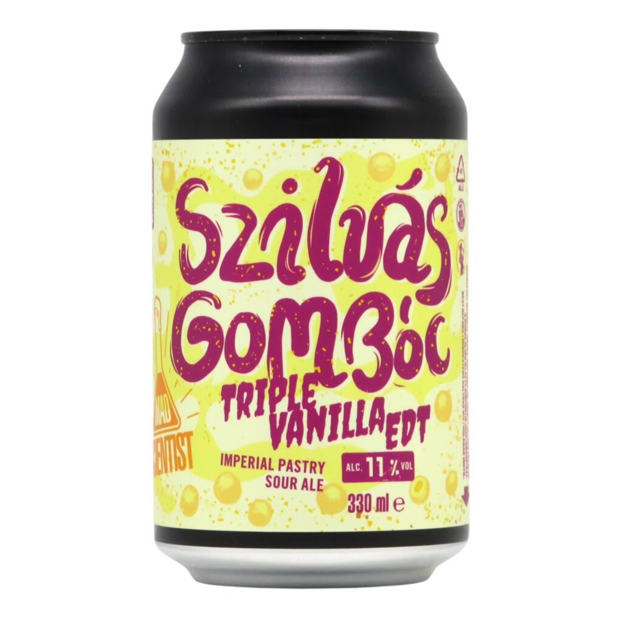 Mad Scientist Szilvás Gombóc Tripla Vanilla EDT Imperial Pastry Sour 0,33l 11.0% 0.33L, Beer