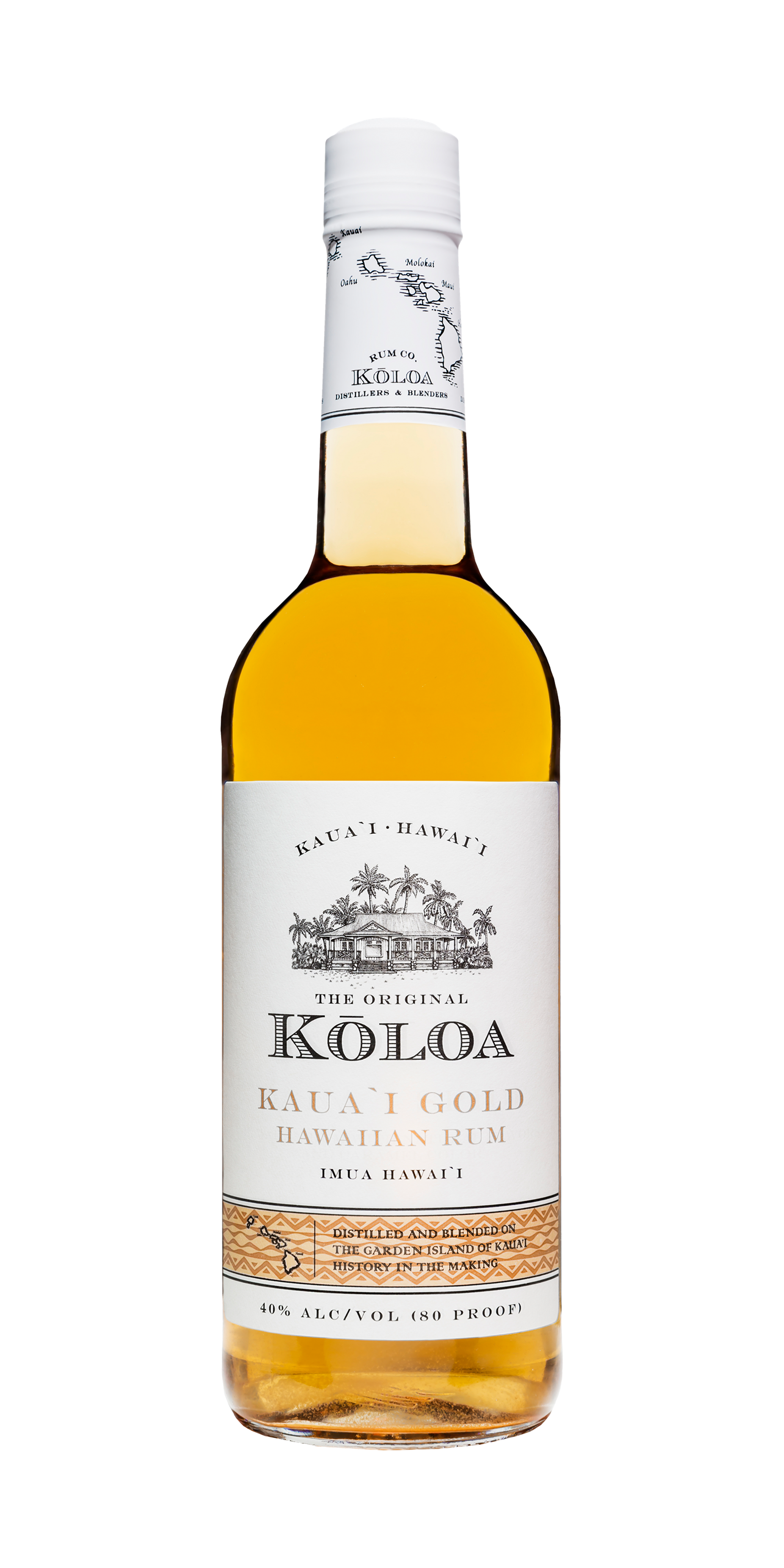 Koloa - Kaua'i Gold 40.0% 0.7L, Spirits