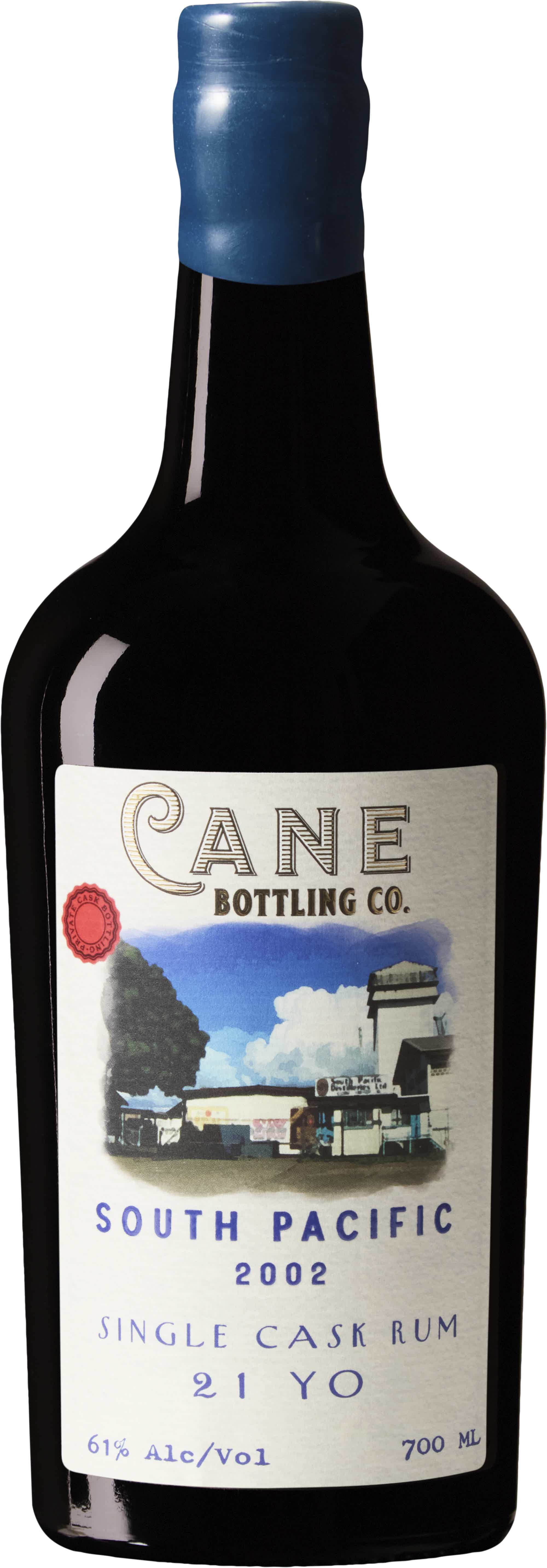 Cane Bottling Co. South Pacific 2002 61.0% 0.7L, Spirits