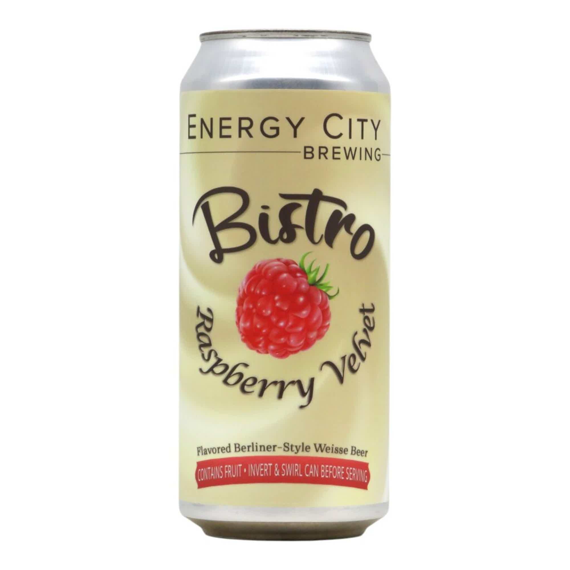 Energy City Bistro Raspberry Velvet Fruited Sour Berliner Weisse 0,473l 6.5% 0.473L, Beer