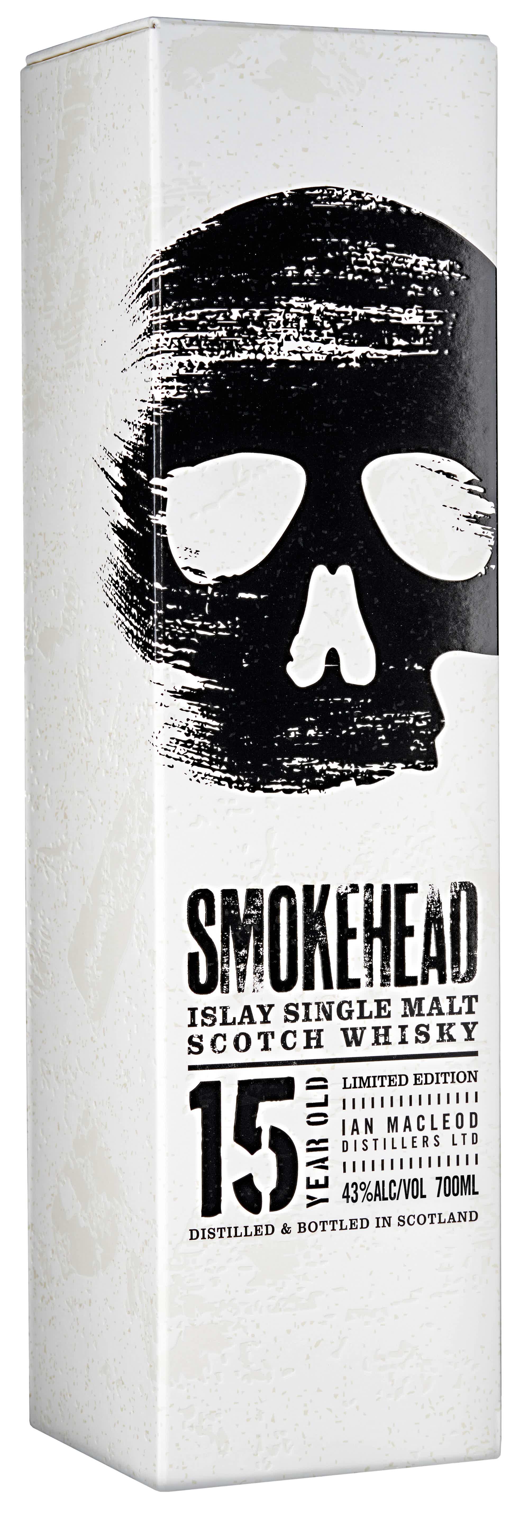 SMOKEHEAD SINGLE MALT - 15YO 43.0% 0.7L, Spirits