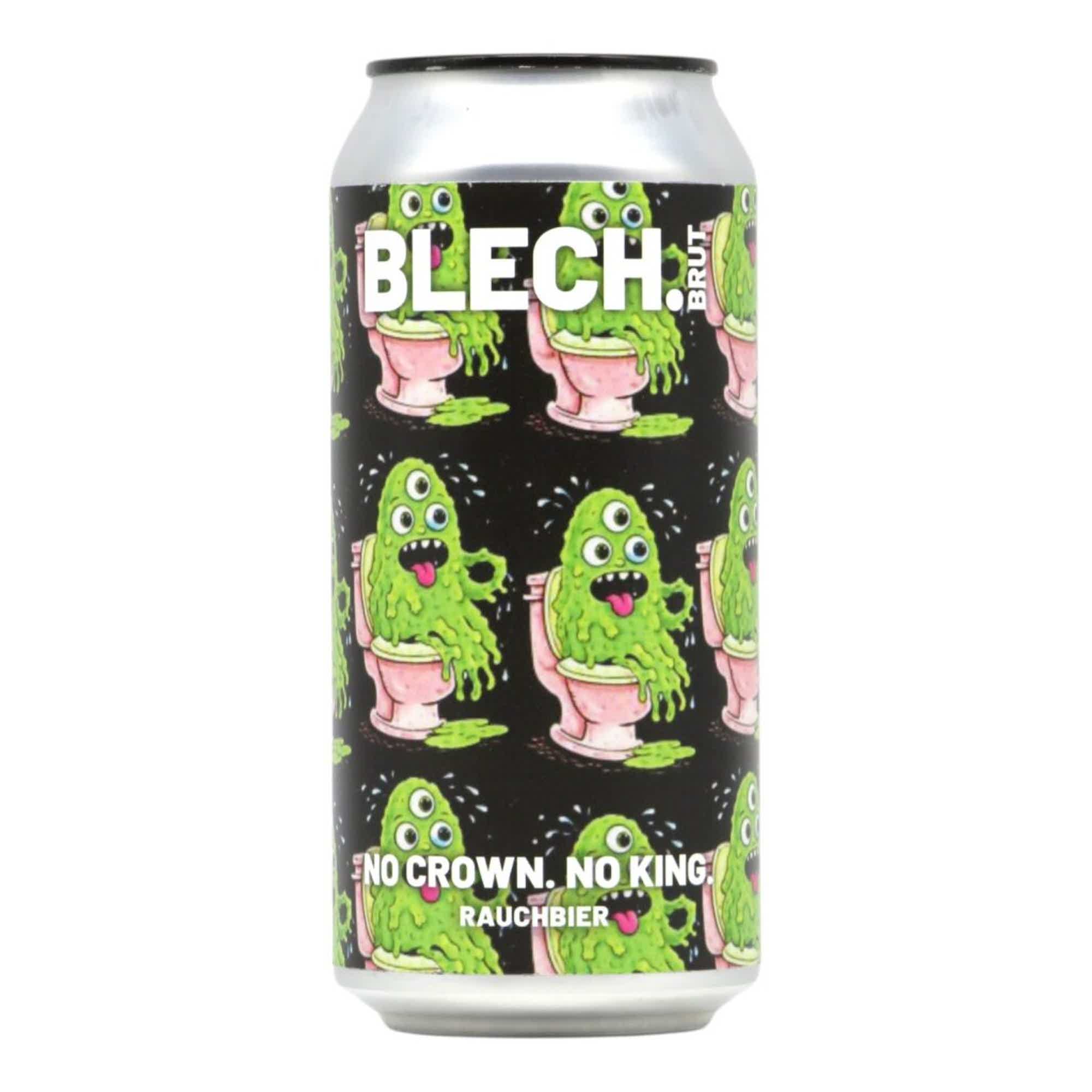 Blech.Brut No Crown. No King. Rauchbier 0,44l 5.7% 0.44L, Beer