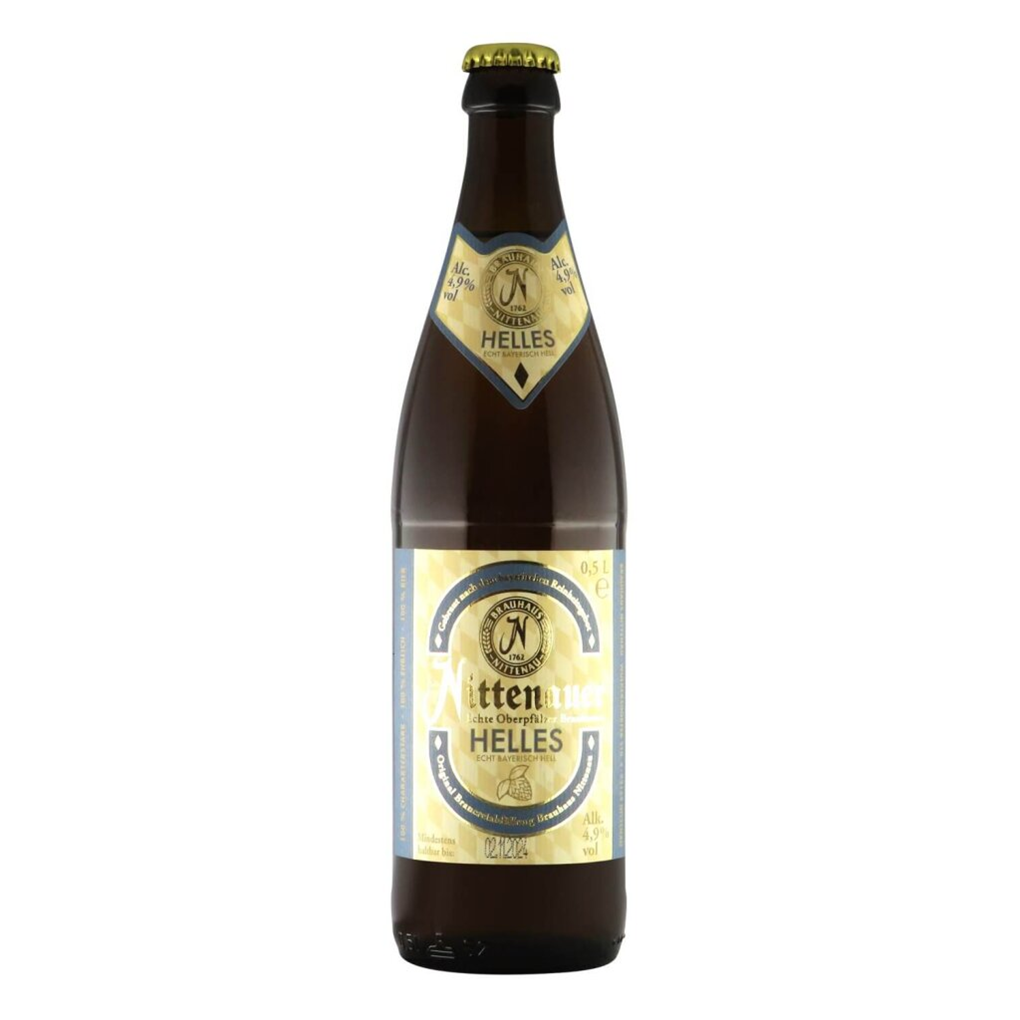 Nittenauer Hell 0,5l 4.9% 0.5L, Beer