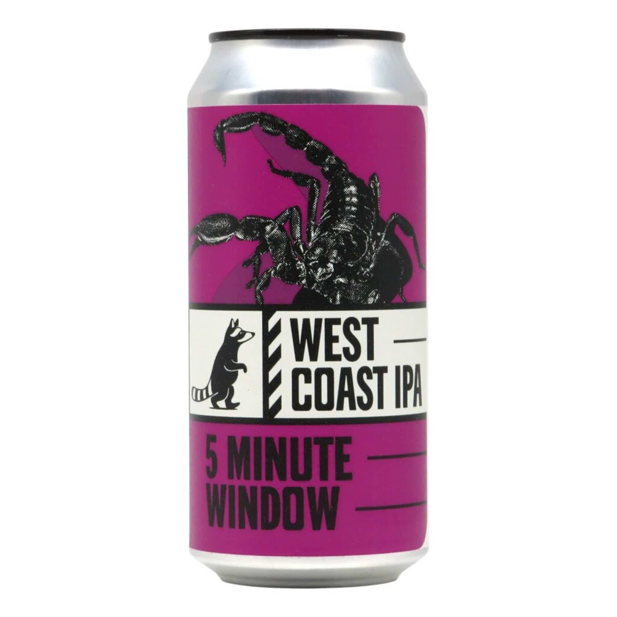 Wild Raccoon 5 Minute Window West Coast IPA 0,44l 6.8% 0.44L, Beer