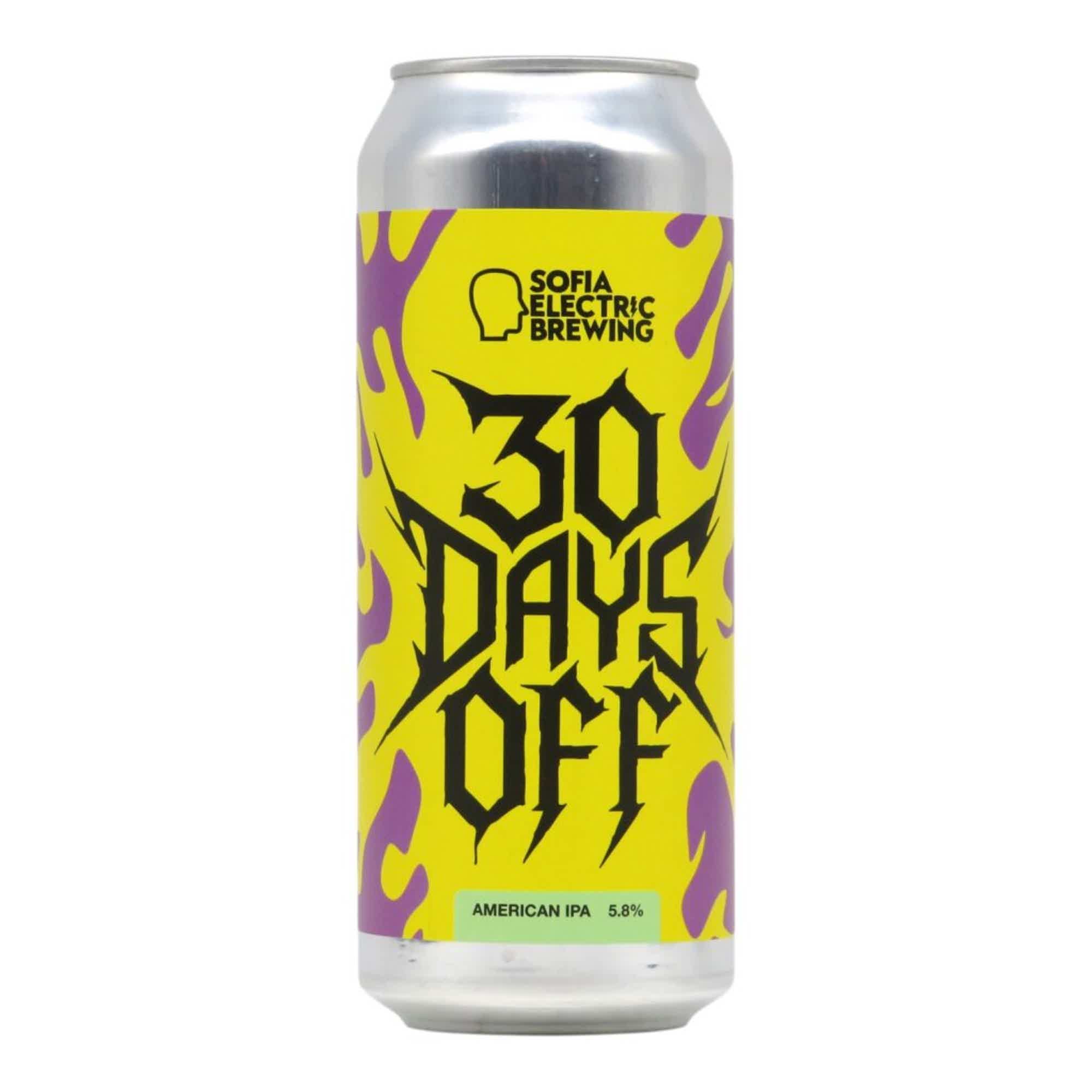 Sofia Electric 30 Days Off American IPA 0,5l 5.8% 0.5L, Beer