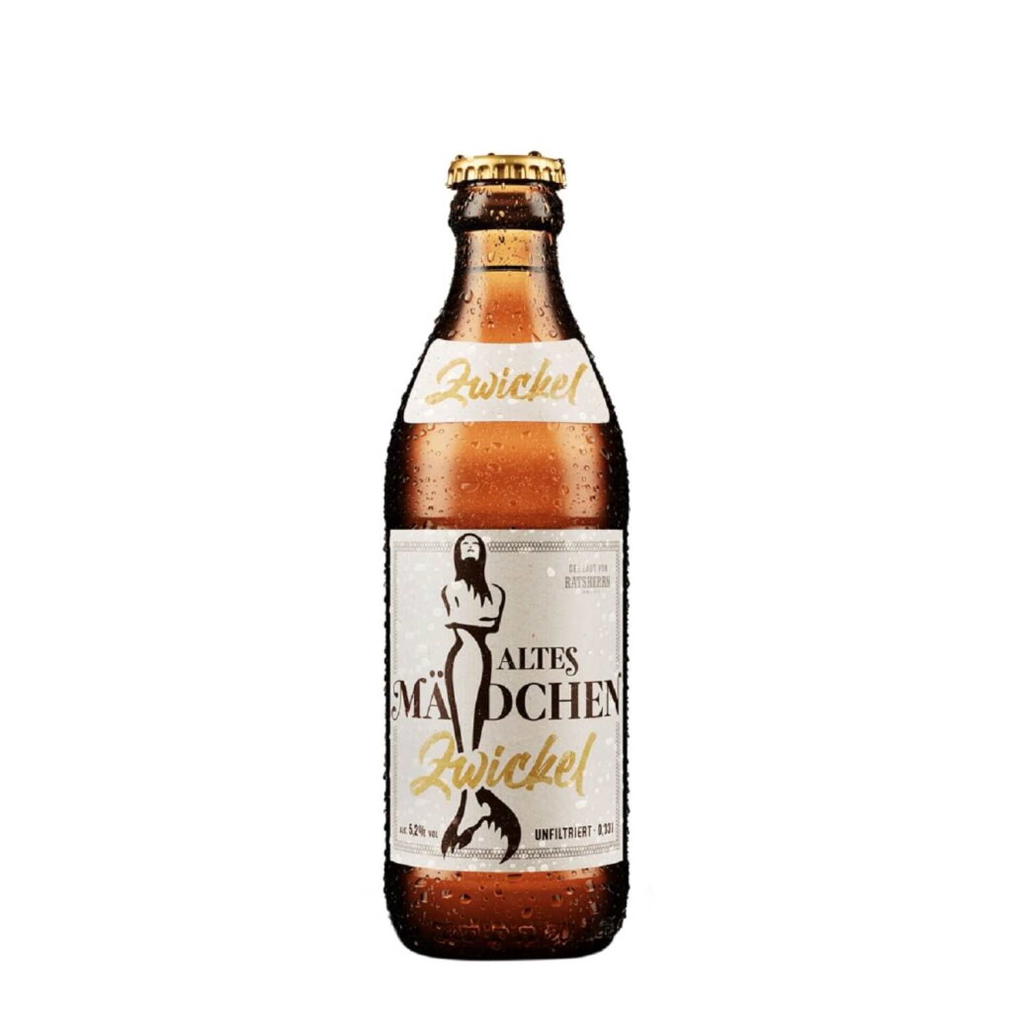 Ratsherrn Altes Mädchen Zwickel 0,33l 5.2% 0.33L, Beer