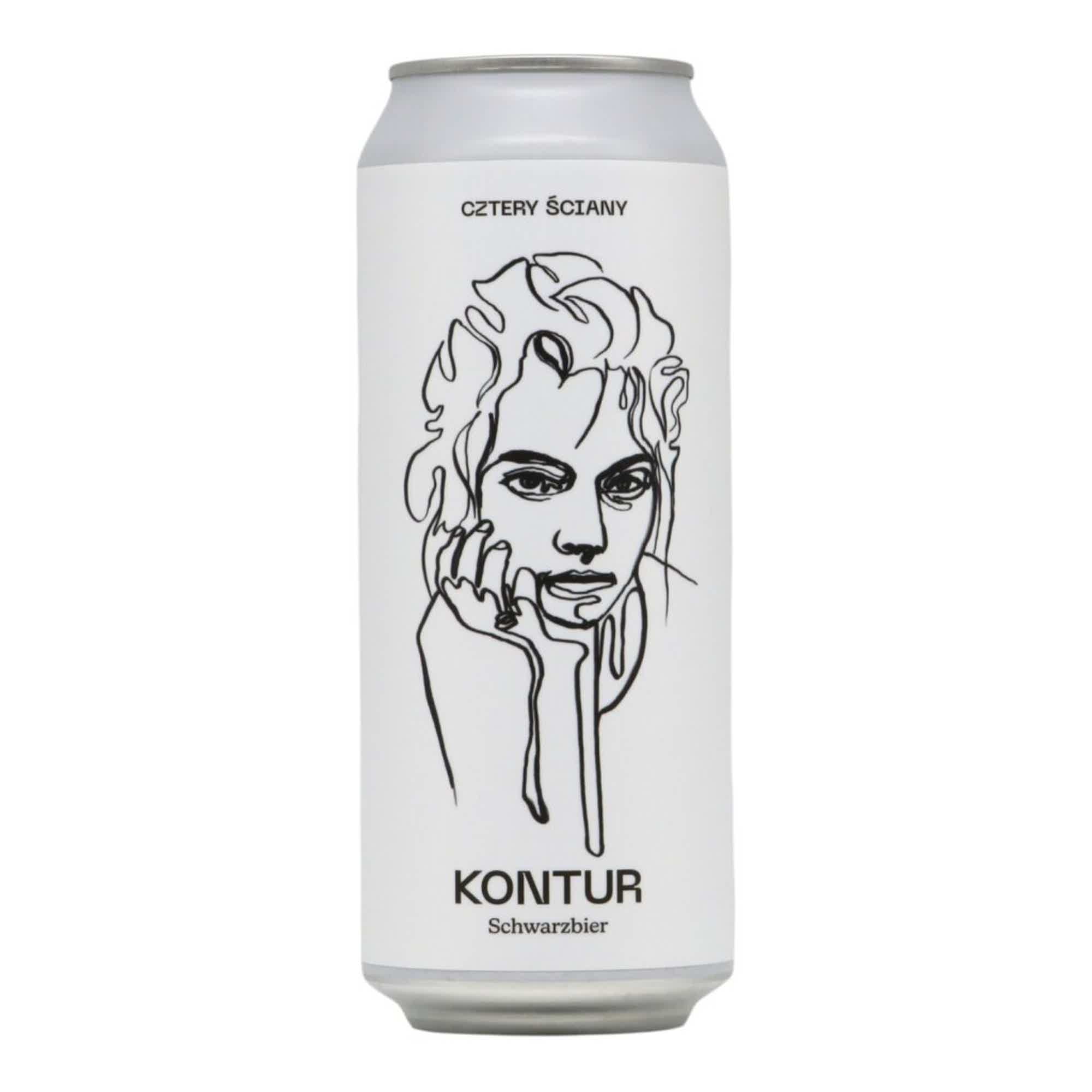 Four Walls KONTUR Schwarzbier 0,5l 4.9% 0.5L, Beer